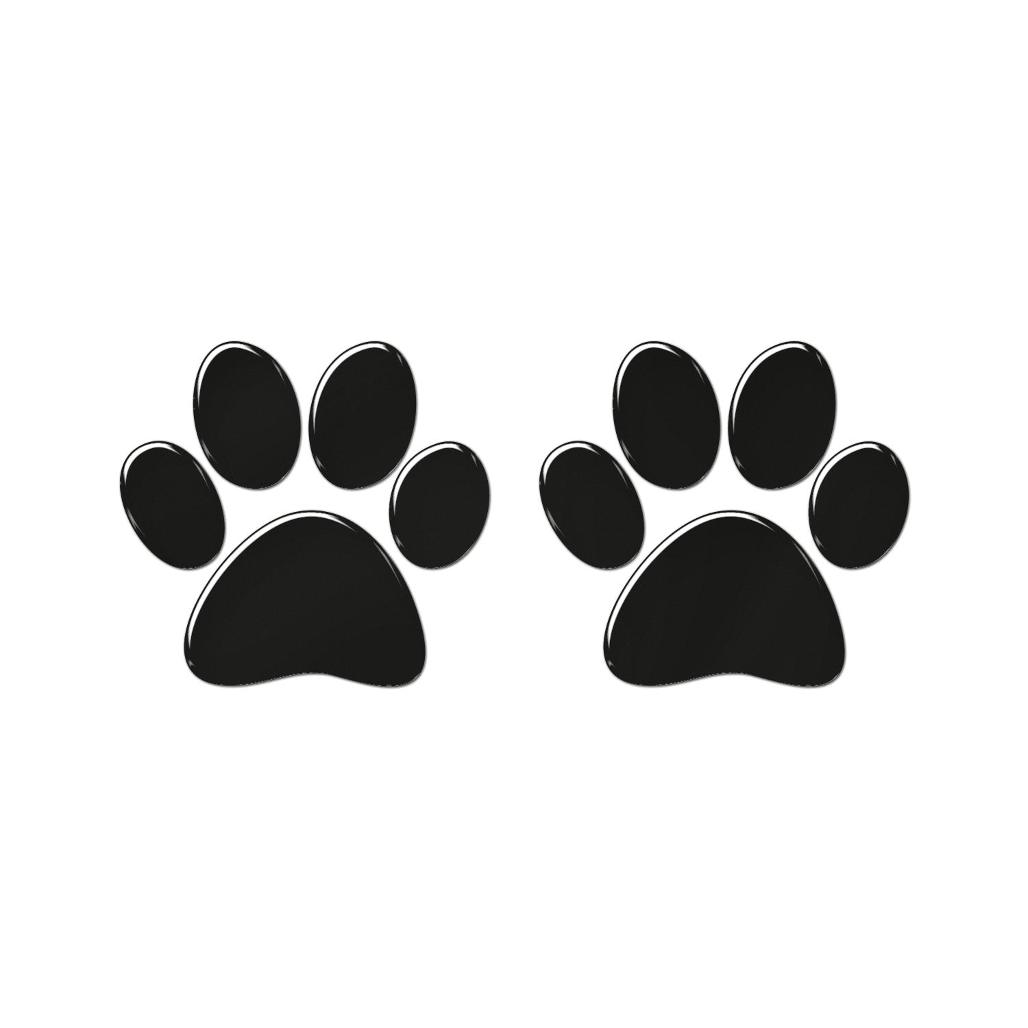 Köpek Patisi 3D Sticker 2 Adet