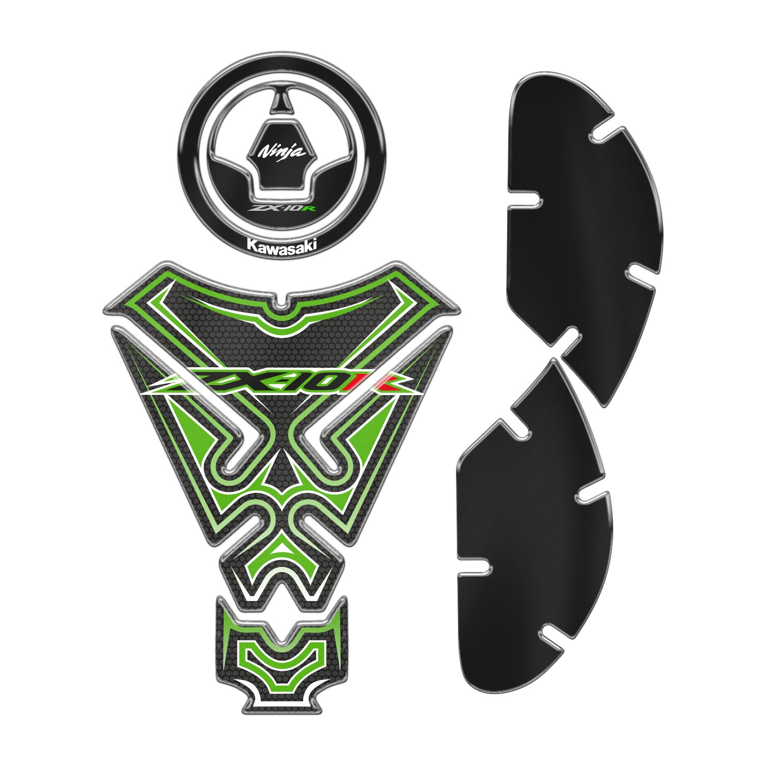 Kawasaki Ninja ZX-10R Tank Pad Set
