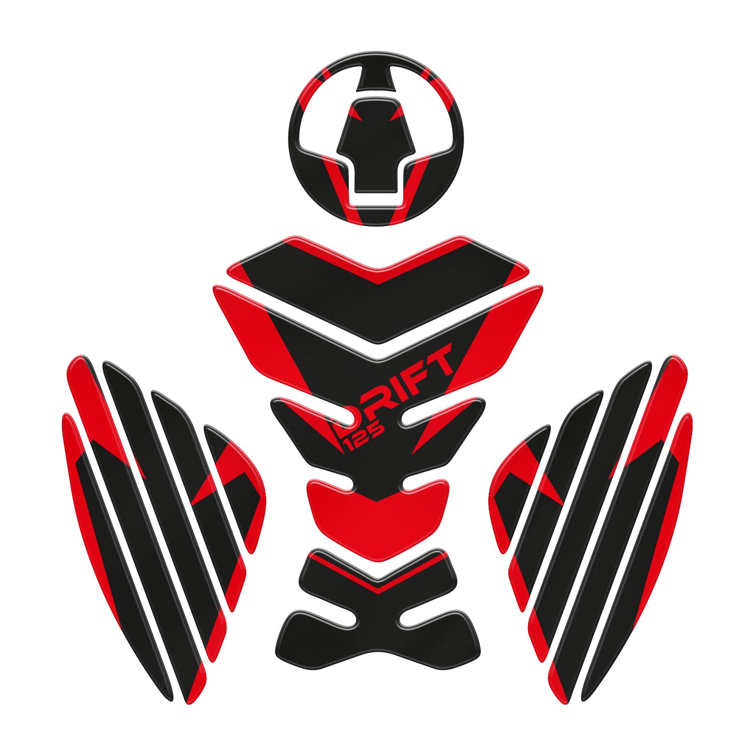 Mondial 125 Drift L Tank Pad Set