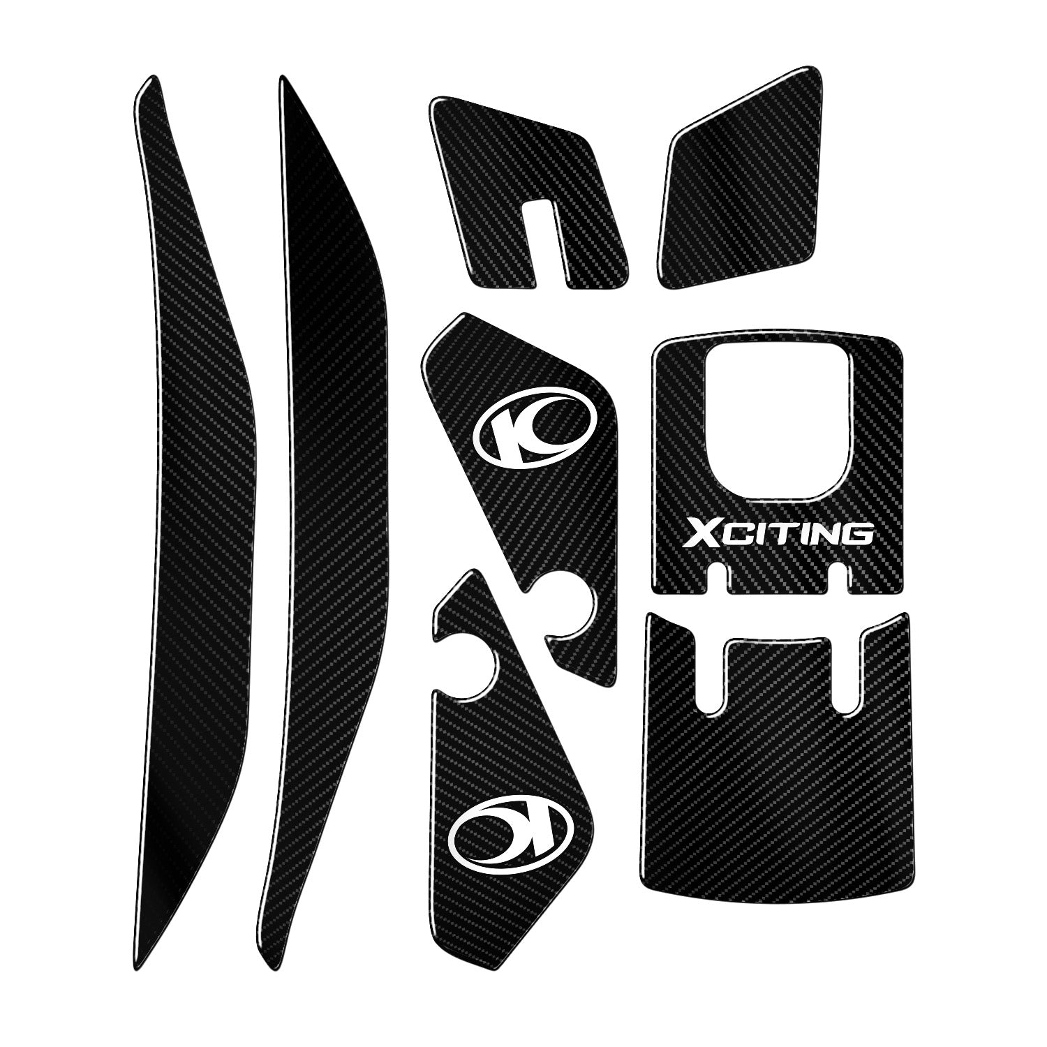 Kymco Xciting 400 Tank Pad Set