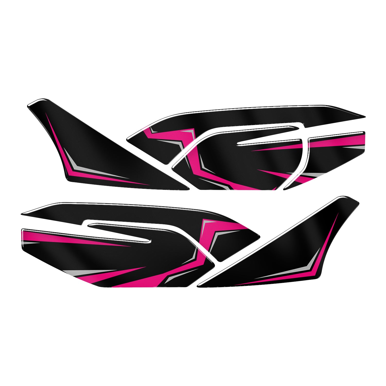 Honda PCX Uyumlu Yan Pad Set (2021-2022-2023) #renk_florasan pembe