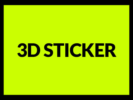 3D Sticker