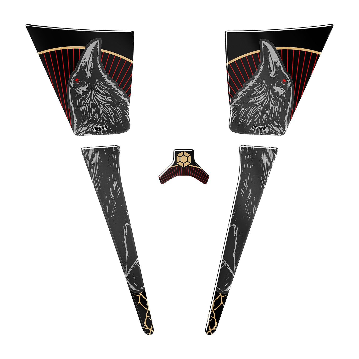 Apec APX5 Scarlet Wing Tank Pad Seti (2024-2025)