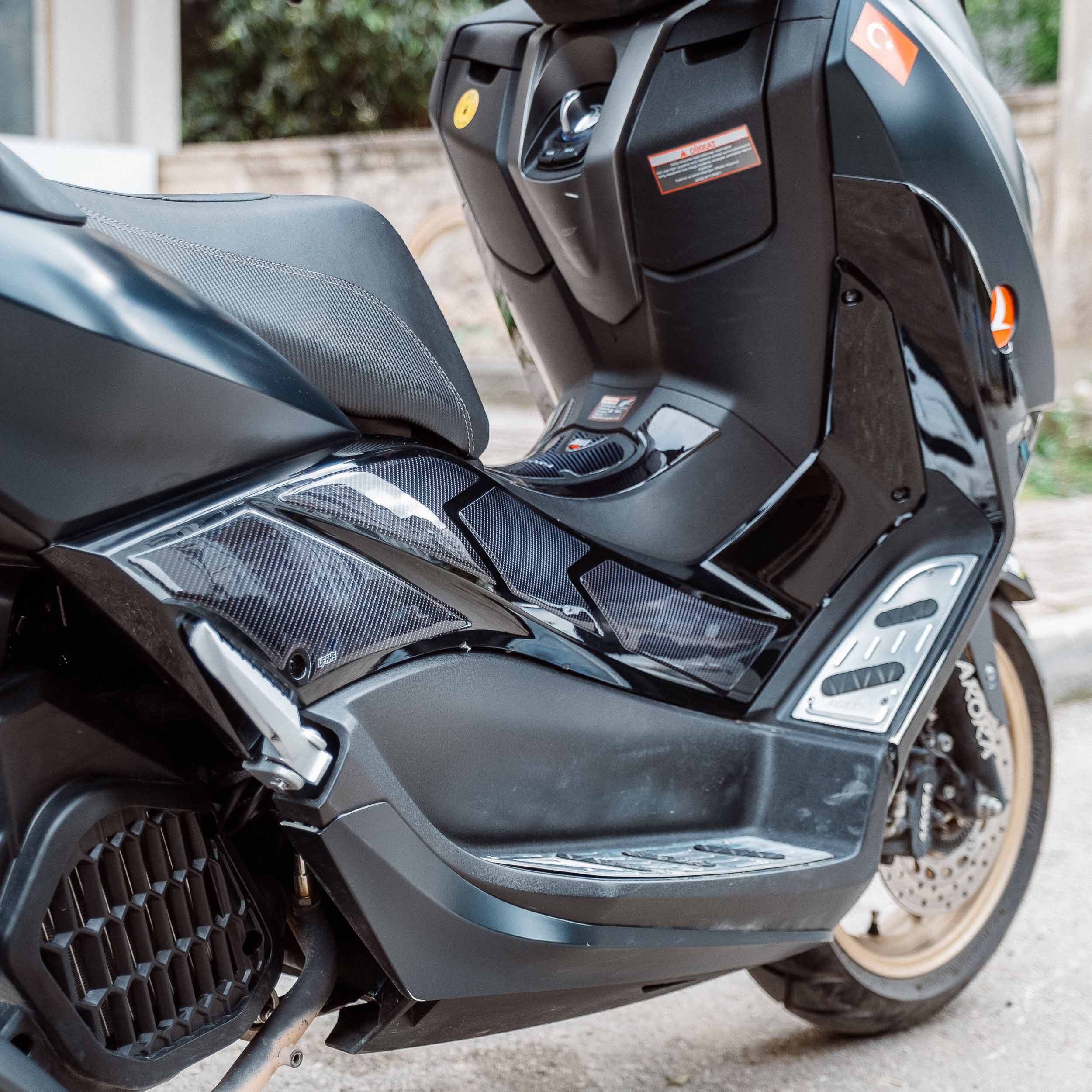 Arora Max Pro 125-250 Karbon Tasarımlı Tank Pad Seti (2024-2026)