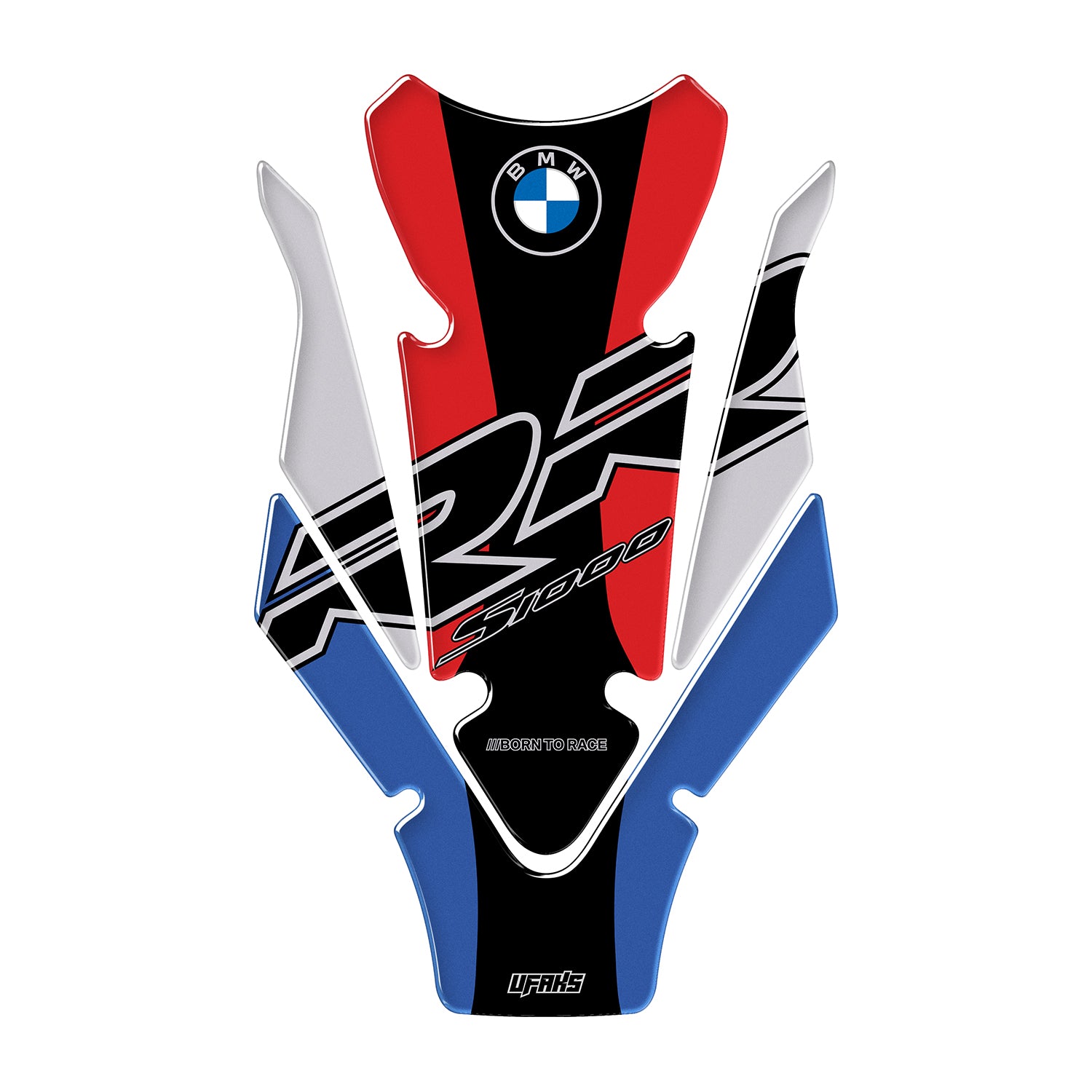BMW S 1000 RR Factory Color Tank Pad Set (2020-2026)