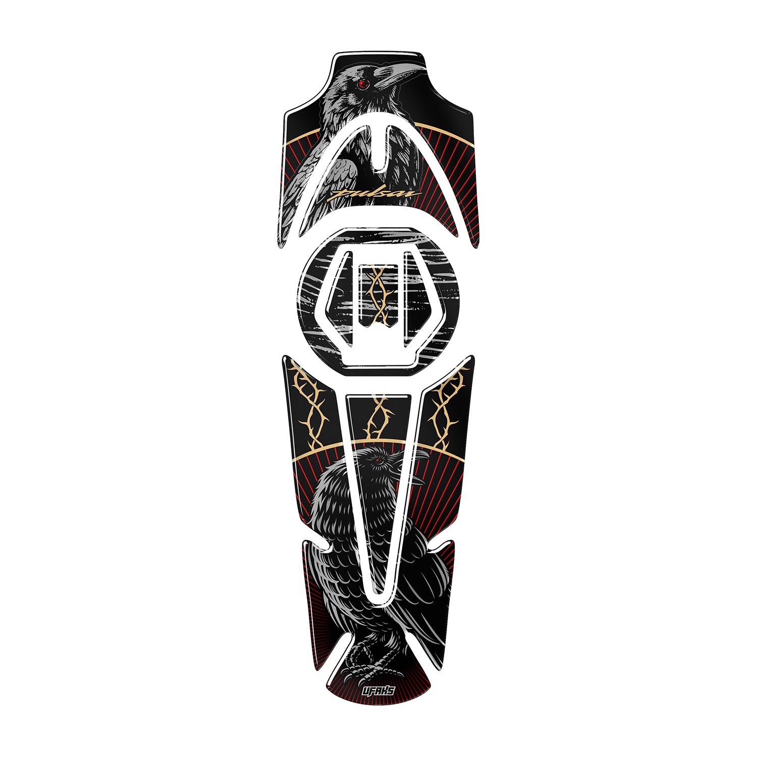 Bajaj Pulsar NS 200 Scarlet Wing Tank Pad (2014-2024)
