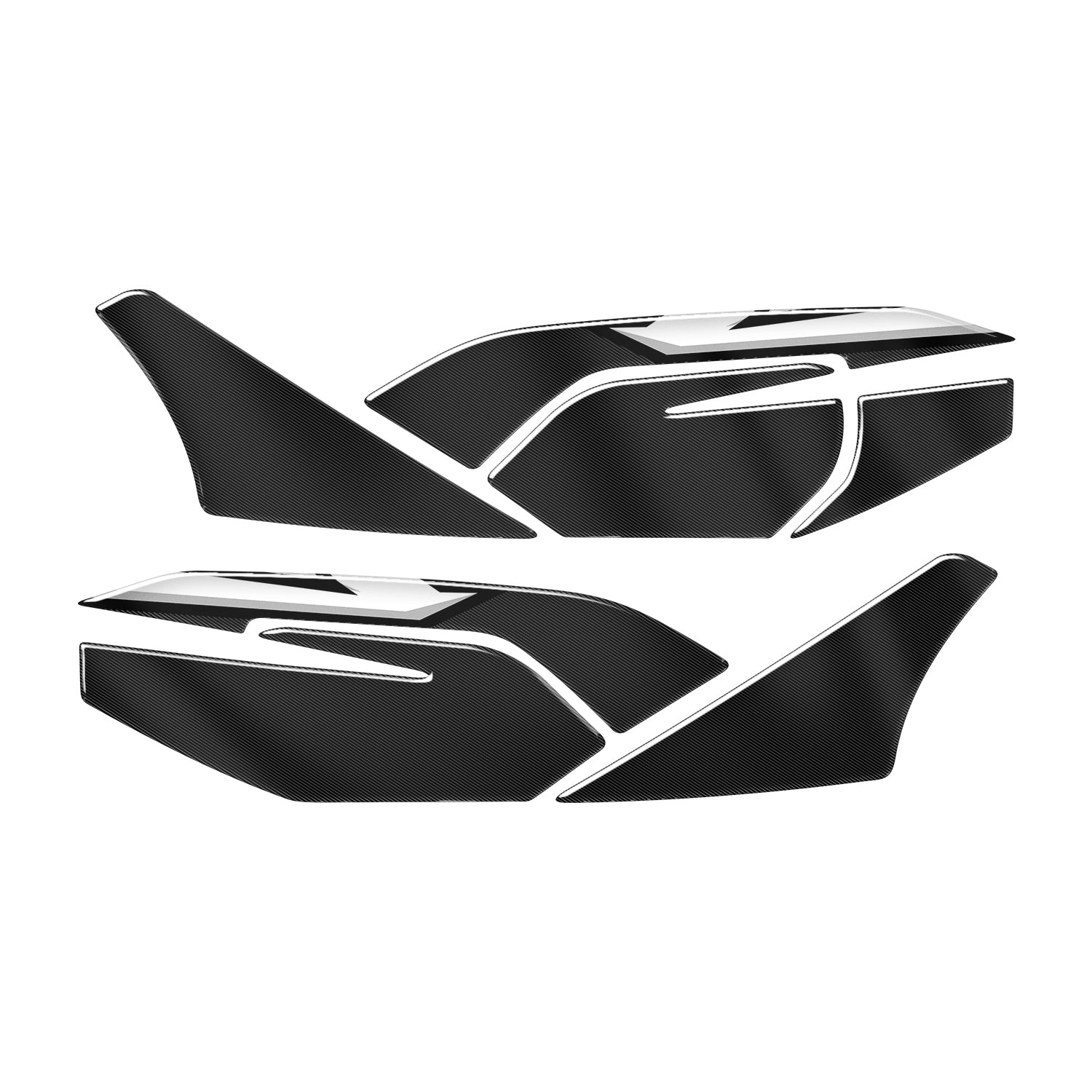 Honda PCX Aggressive Yan Pad Set (2021-2022-2023) #renk_beyaz