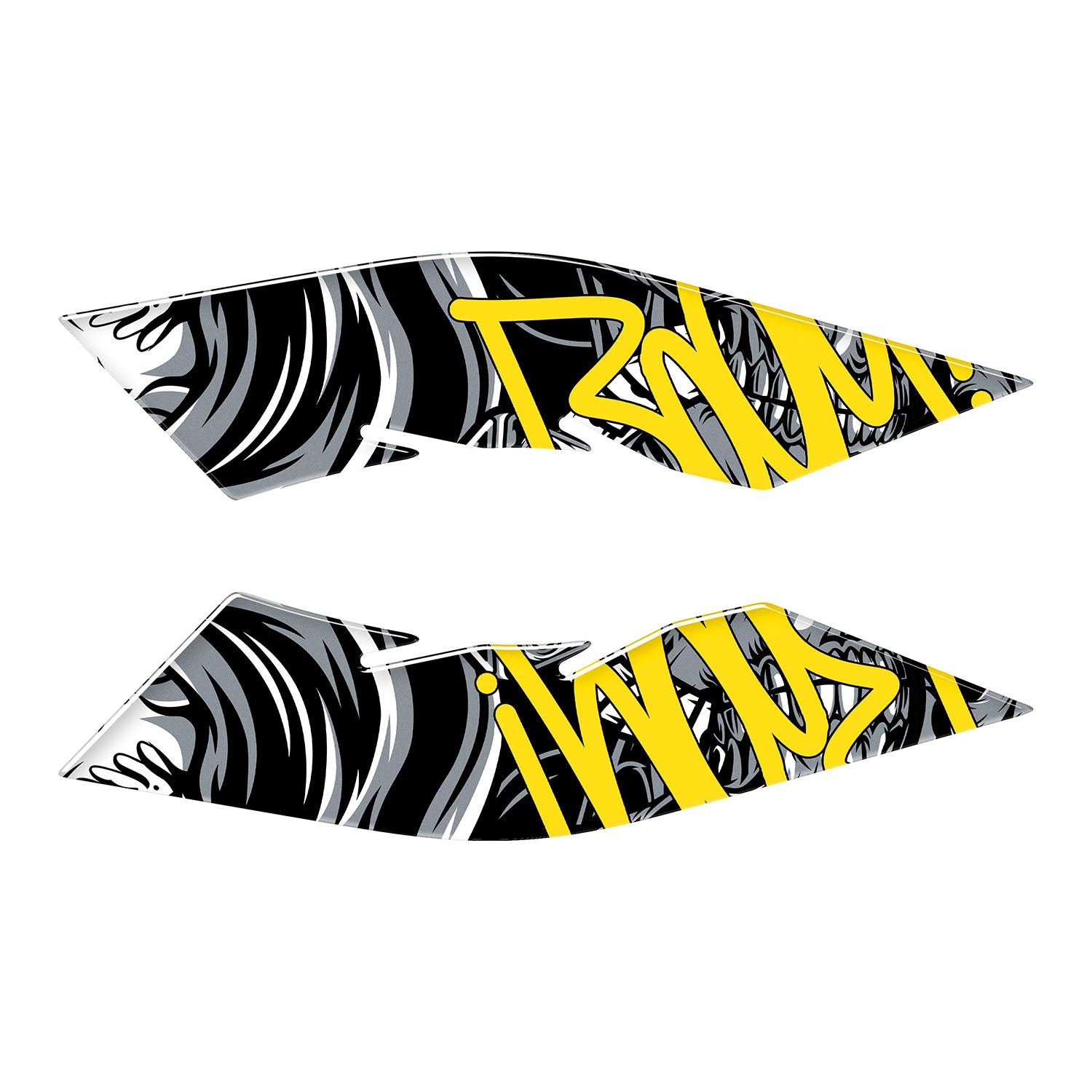 Honda PCX Barrio Divas Ayak Yan Pad Set (2021-2024) #renk_sarı