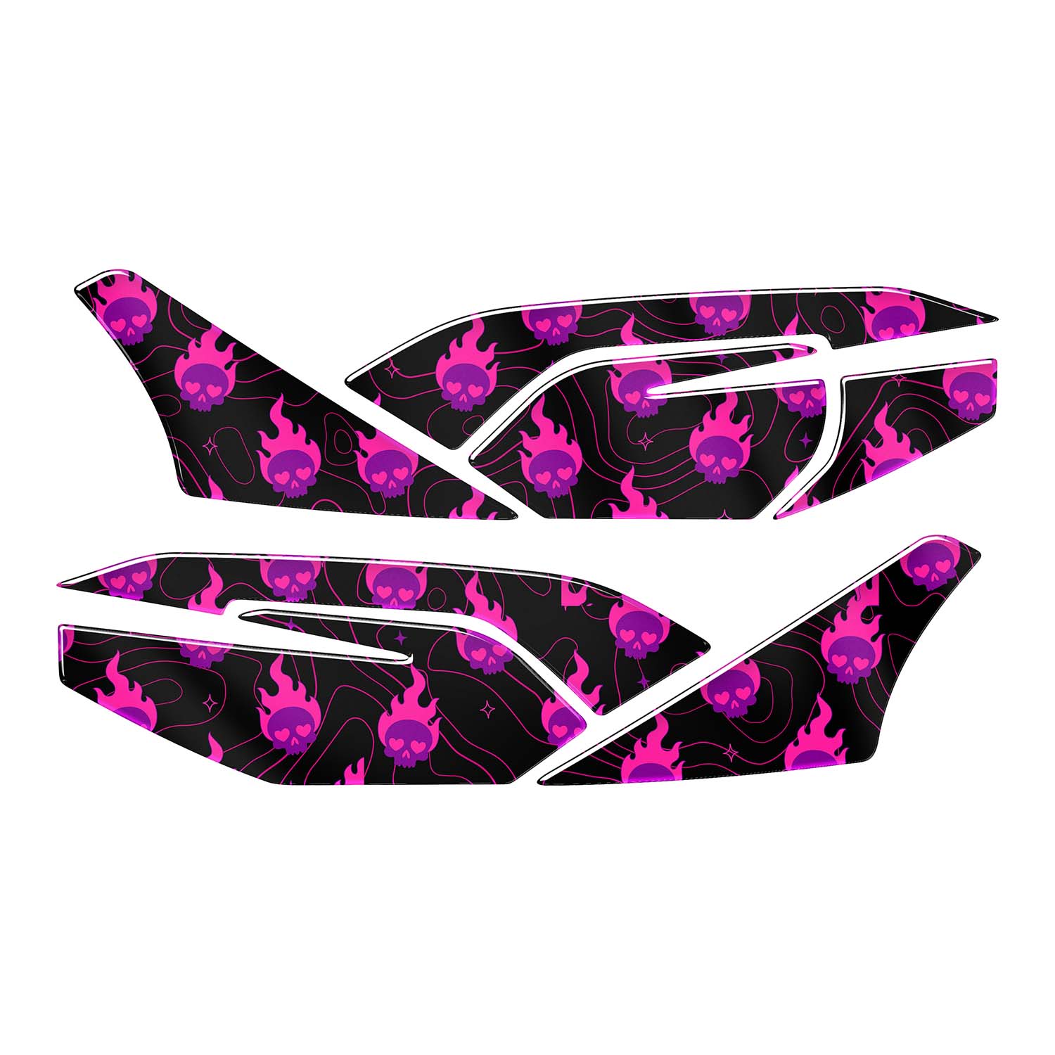 Honda PCX Cute Skull Yan Pad Set (2021-2024)