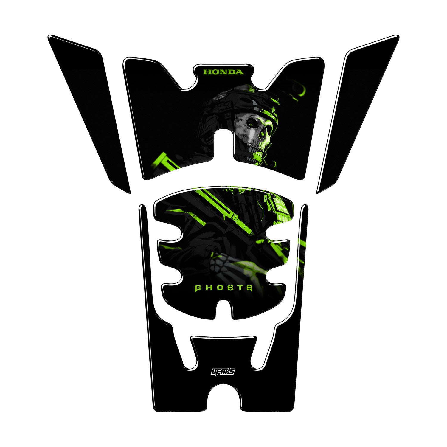 Honda PCX Ghost Tank Pad Set (2025) #renk_ghost sight #set_depo pad
