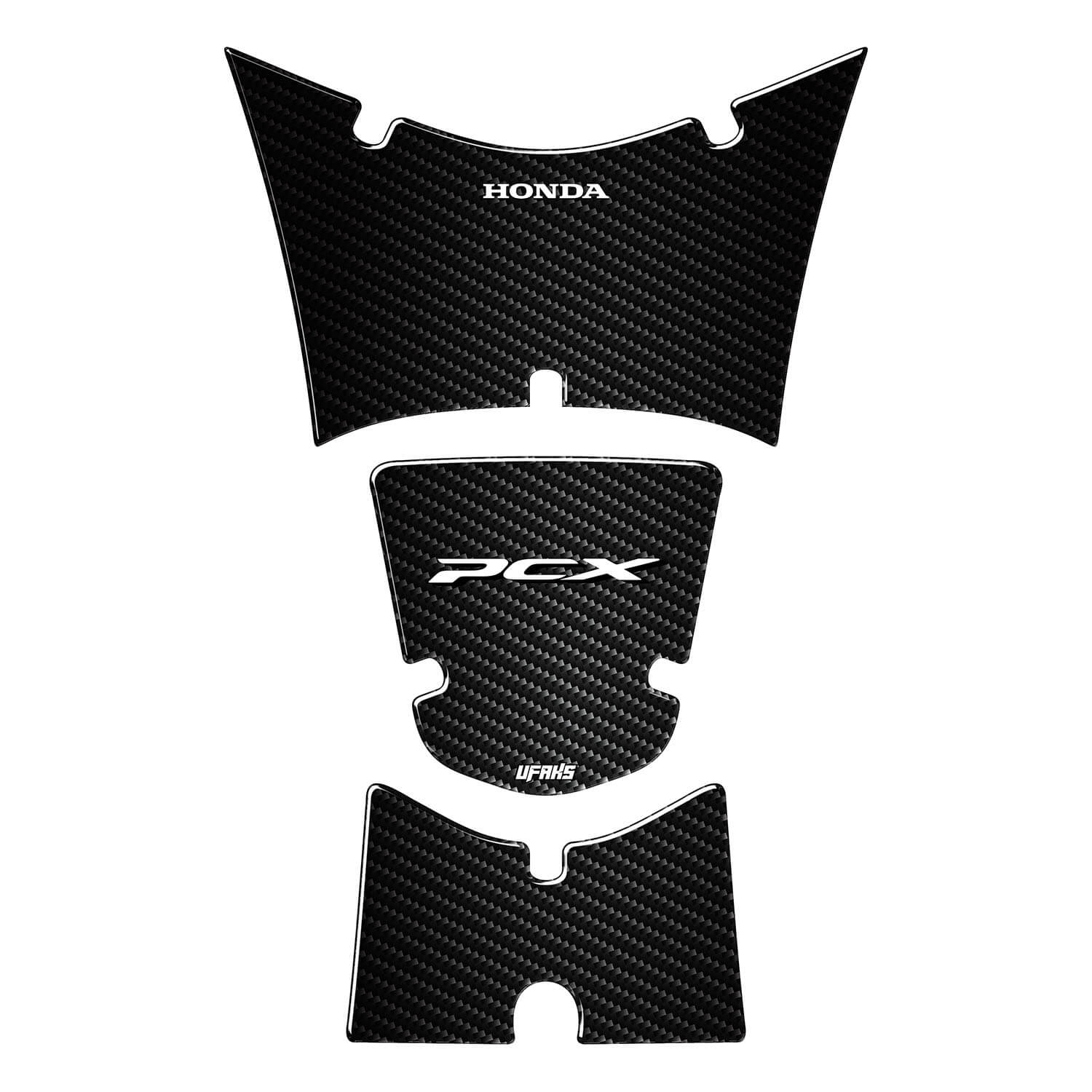 Honda PCX Karbon Tasarımlı Tank Pad Set (2014-2017)