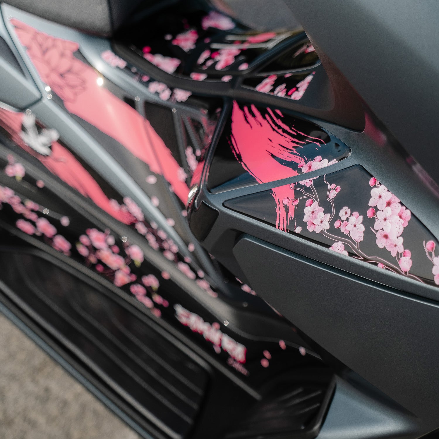 Honda PCX Sakura Edition Tank Pad Set (2025)