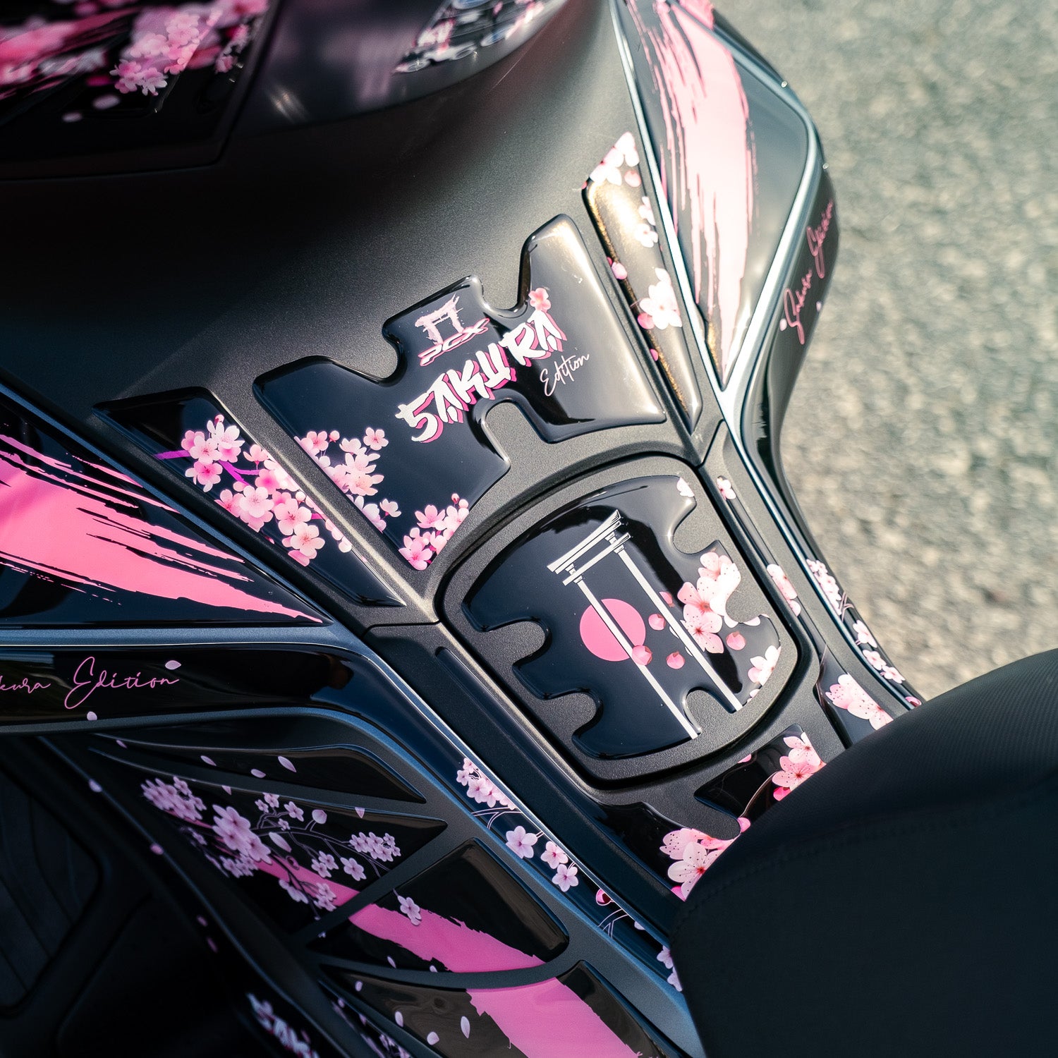 Honda PCX Sakura Edition Tank Pad Set (2025)
