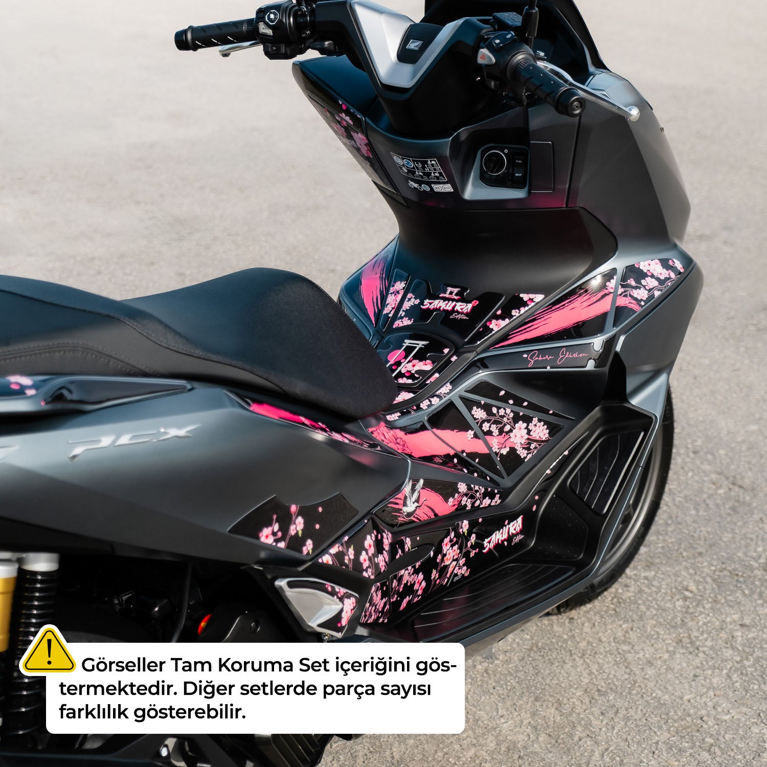 Honda PCX Sakura Edition Tank Pad Set (2025)