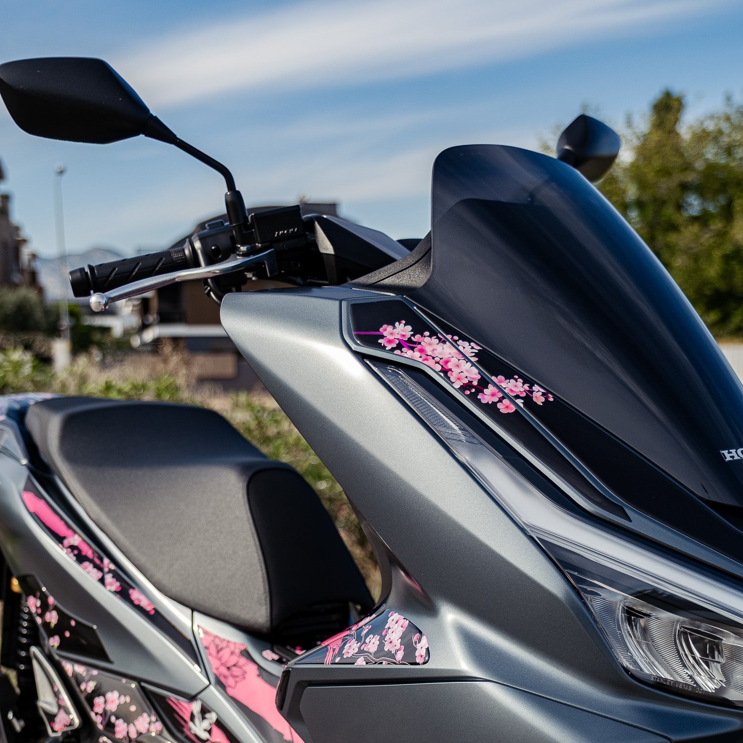 Honda PCX Sakura Edition Tank Pad Set (2025)