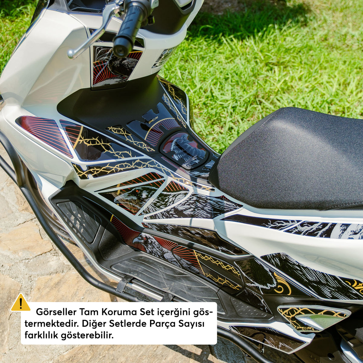 Honda PCX Scarlet Wing Tank Pad Set (2025-2026)