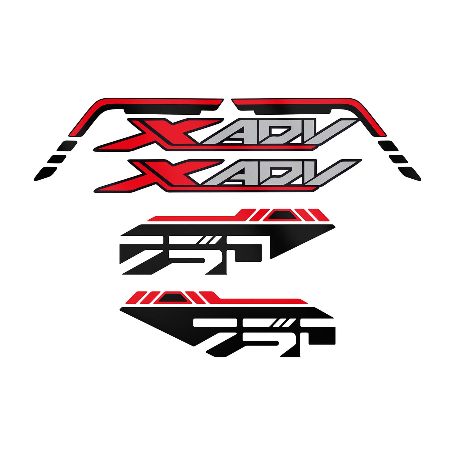 Honda X-ADV 750 Sticker Seti (2024-2025) #renk_kırmızı