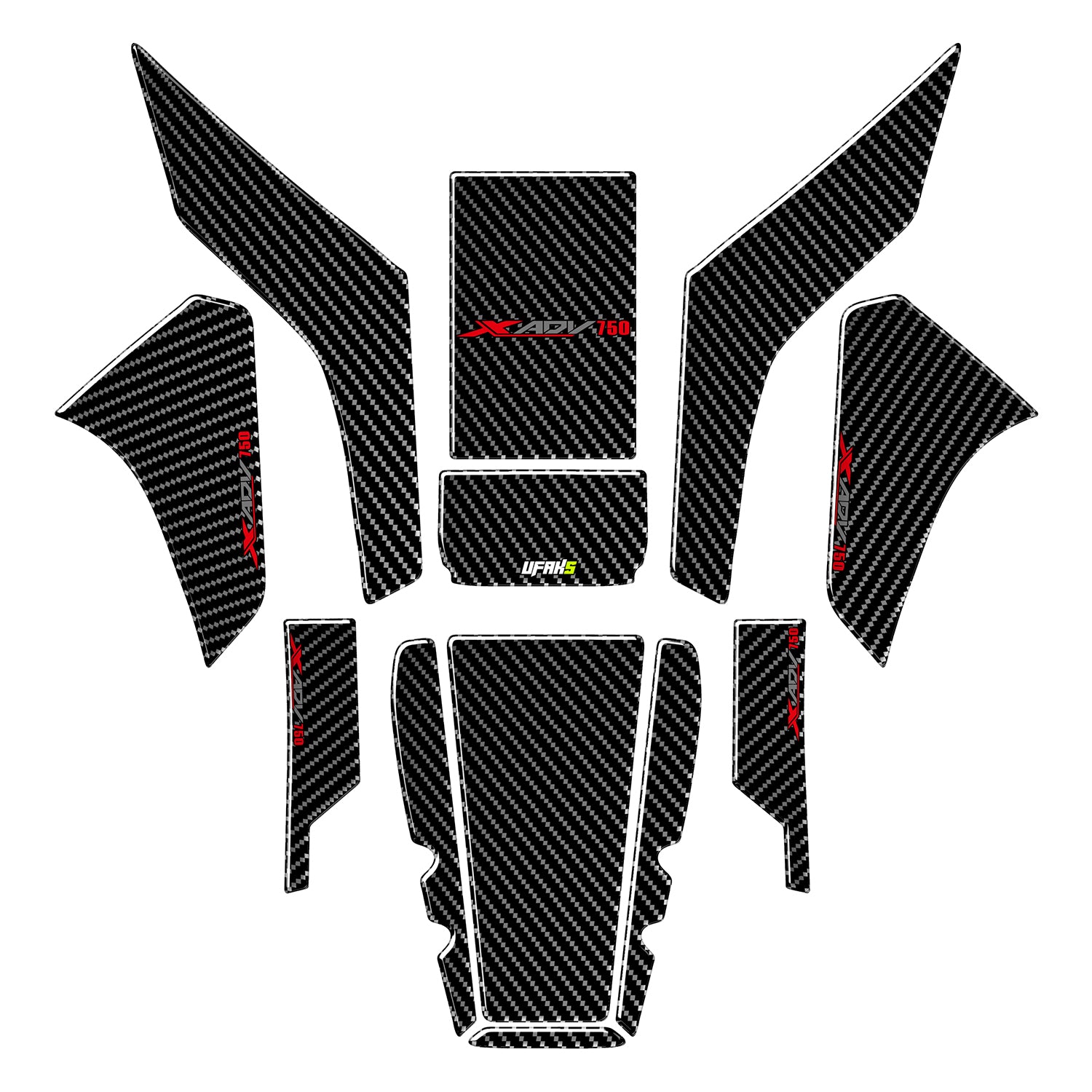 Honda X-ADV 750 Tank Pad Set