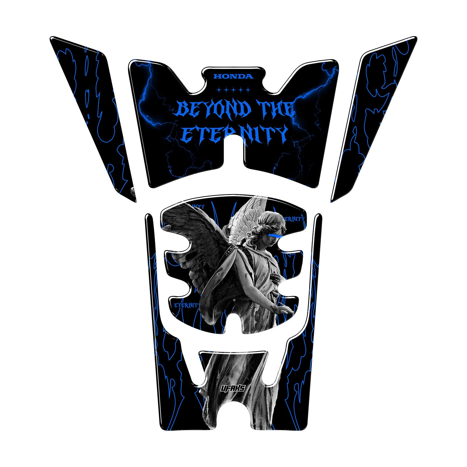 Honda PCX Beyond the Eternity Tank Pad Set (2025) #set_depo pad #renk_mavi