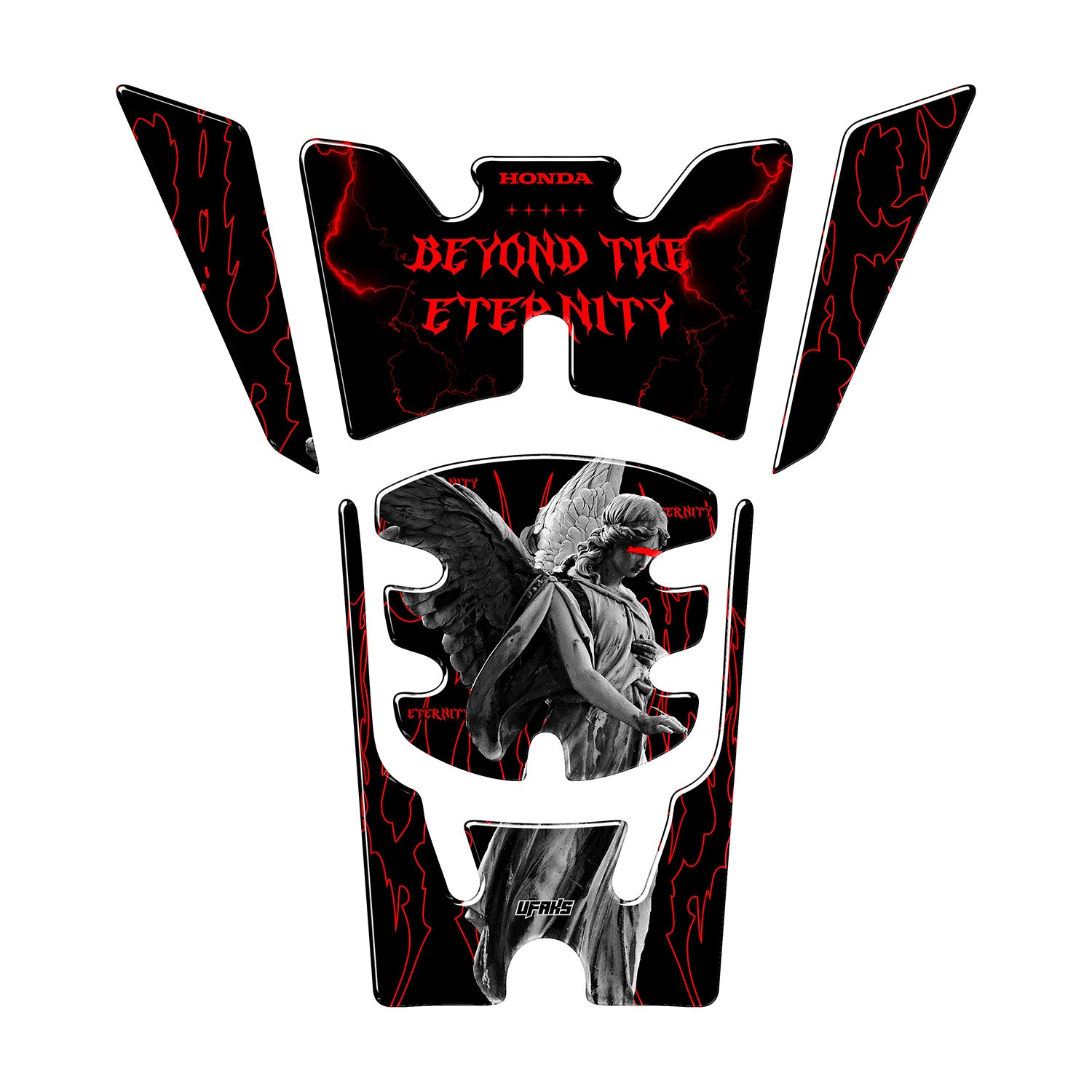 Honda PCX Beyond the Eternity Tank Pad Set (2025) #set_depo pad #renk_kırmızı