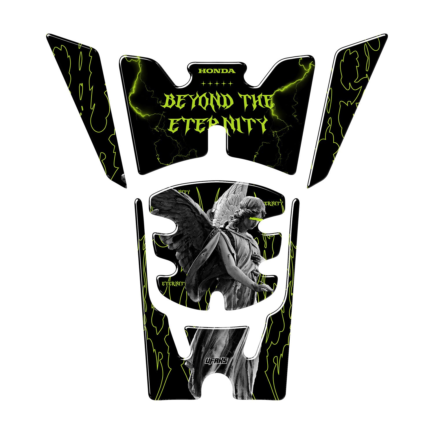 Honda PCX Beyond the Eternity Tank Pad Set (2025) #set_depo pad #renk_florasan sarı