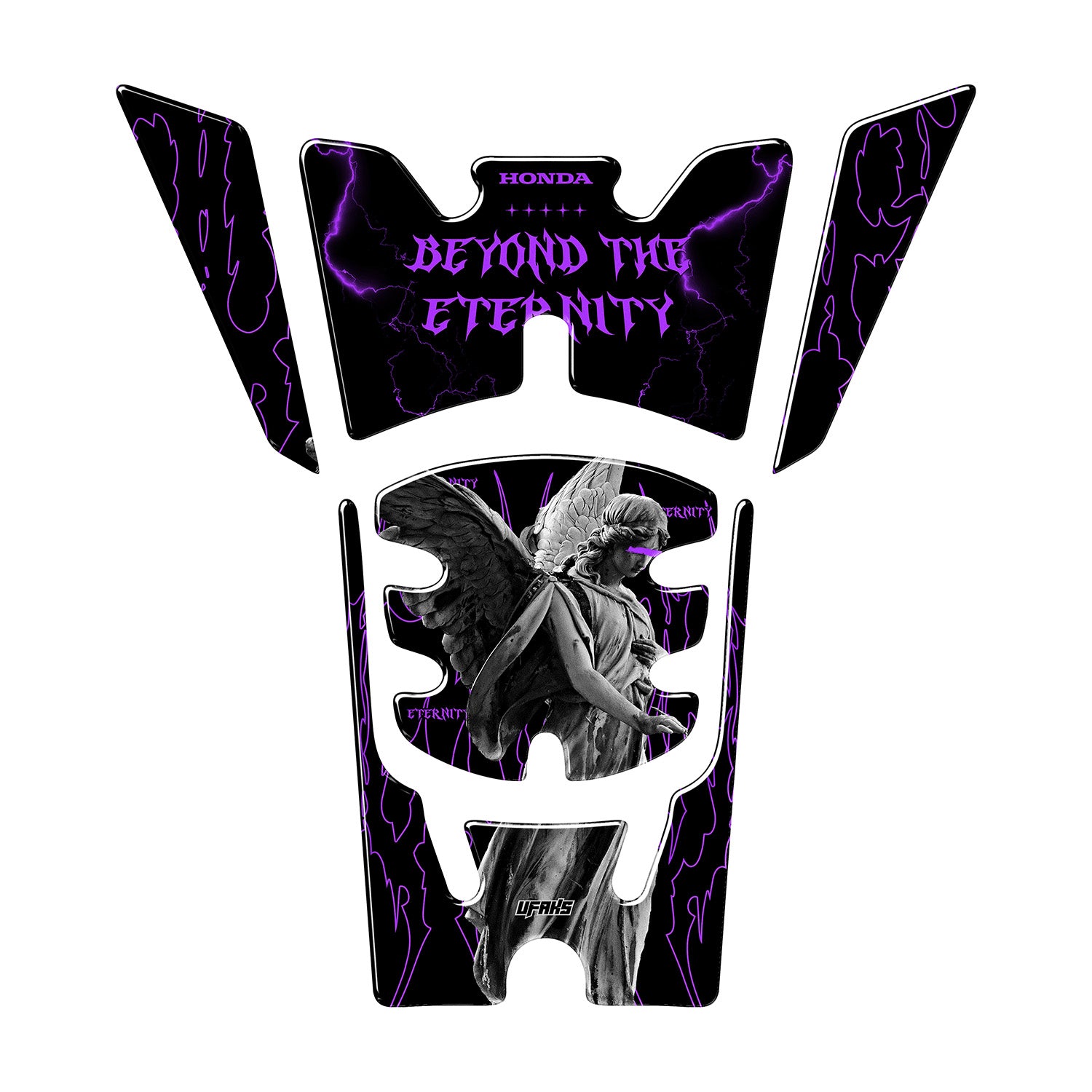 Honda PCX Beyond the Eternity Tank Pad Set (2025) #set_depo pad #renk_mor