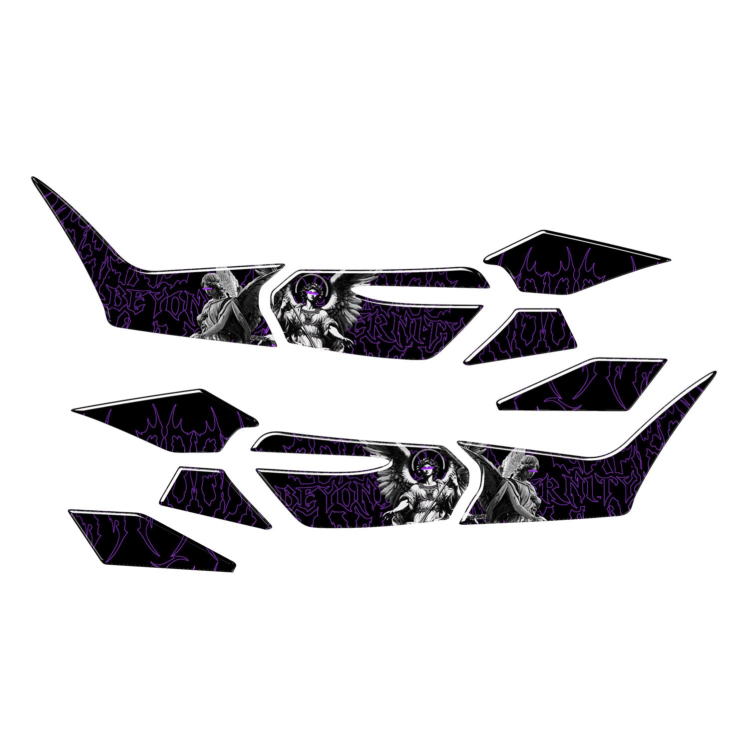 Honda PCX Beyond the Eternity Tank Pad Set (2025) #set_yan pad set #renk_mor