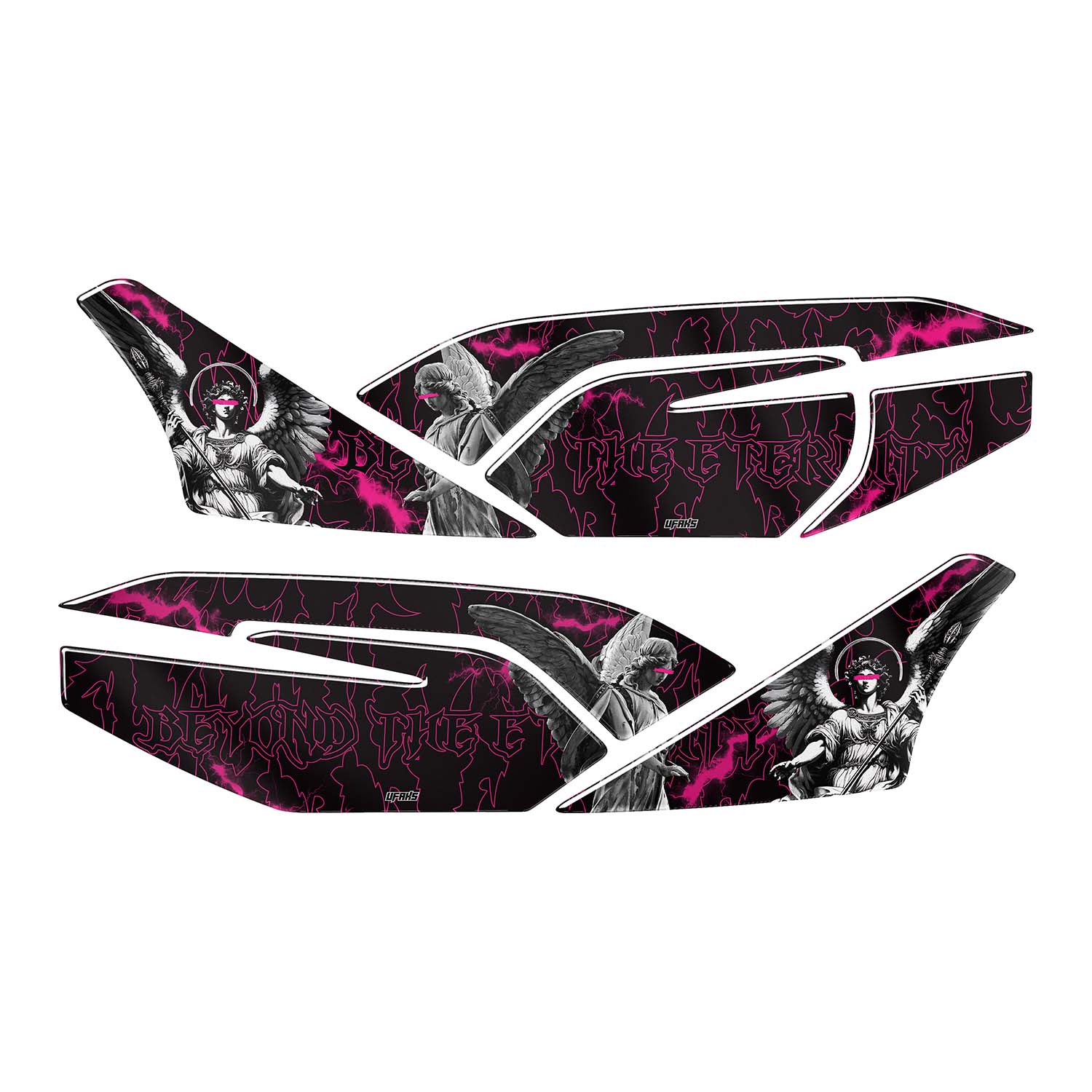 Honda PCX Beyond the Eternity Yan Pad Set (2021-2024) #renk_florasan pembe