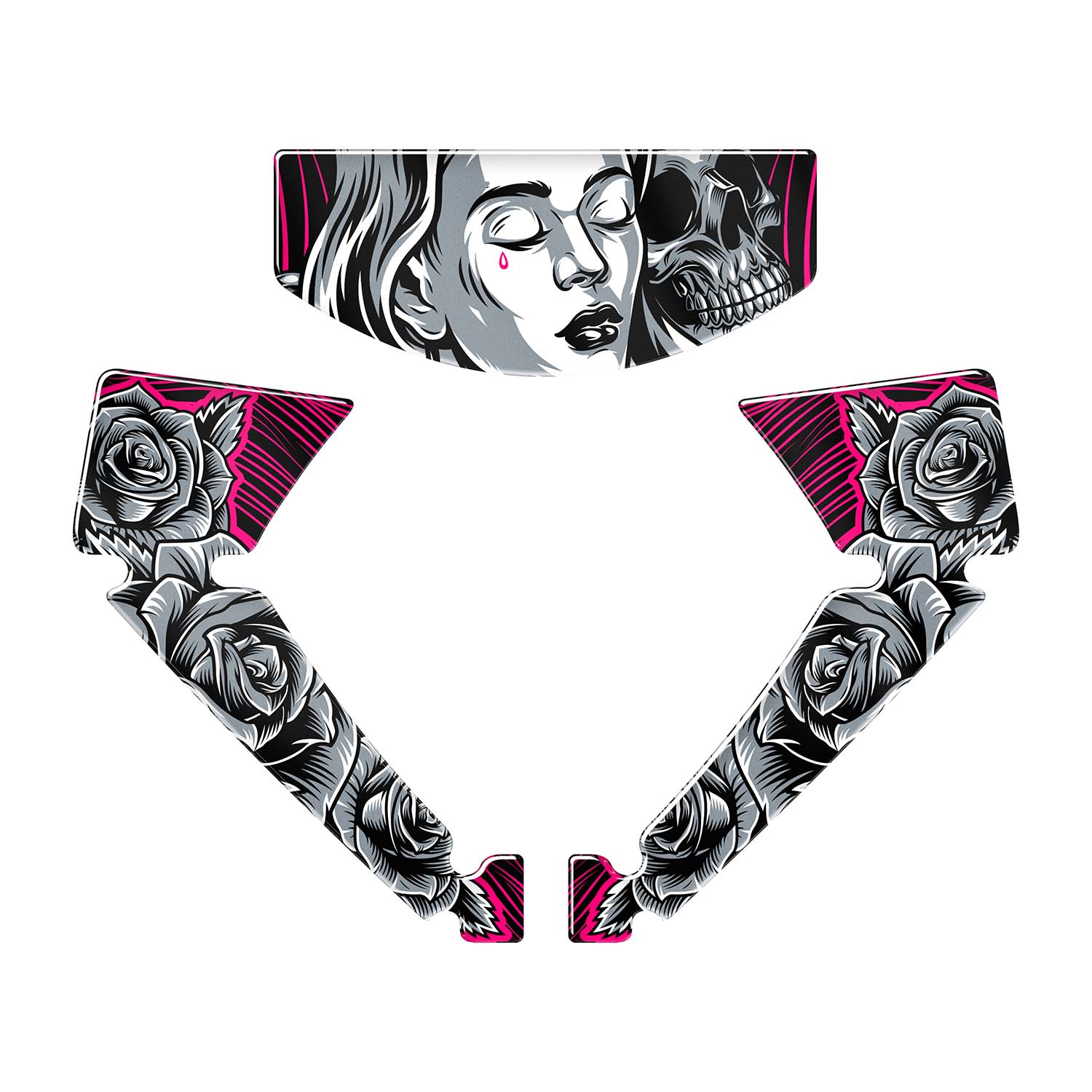 Honda PCX Shadow Queen Tank Pad Set (2025) #renk_florasan pembe #set_gidon ve çamurluk seti