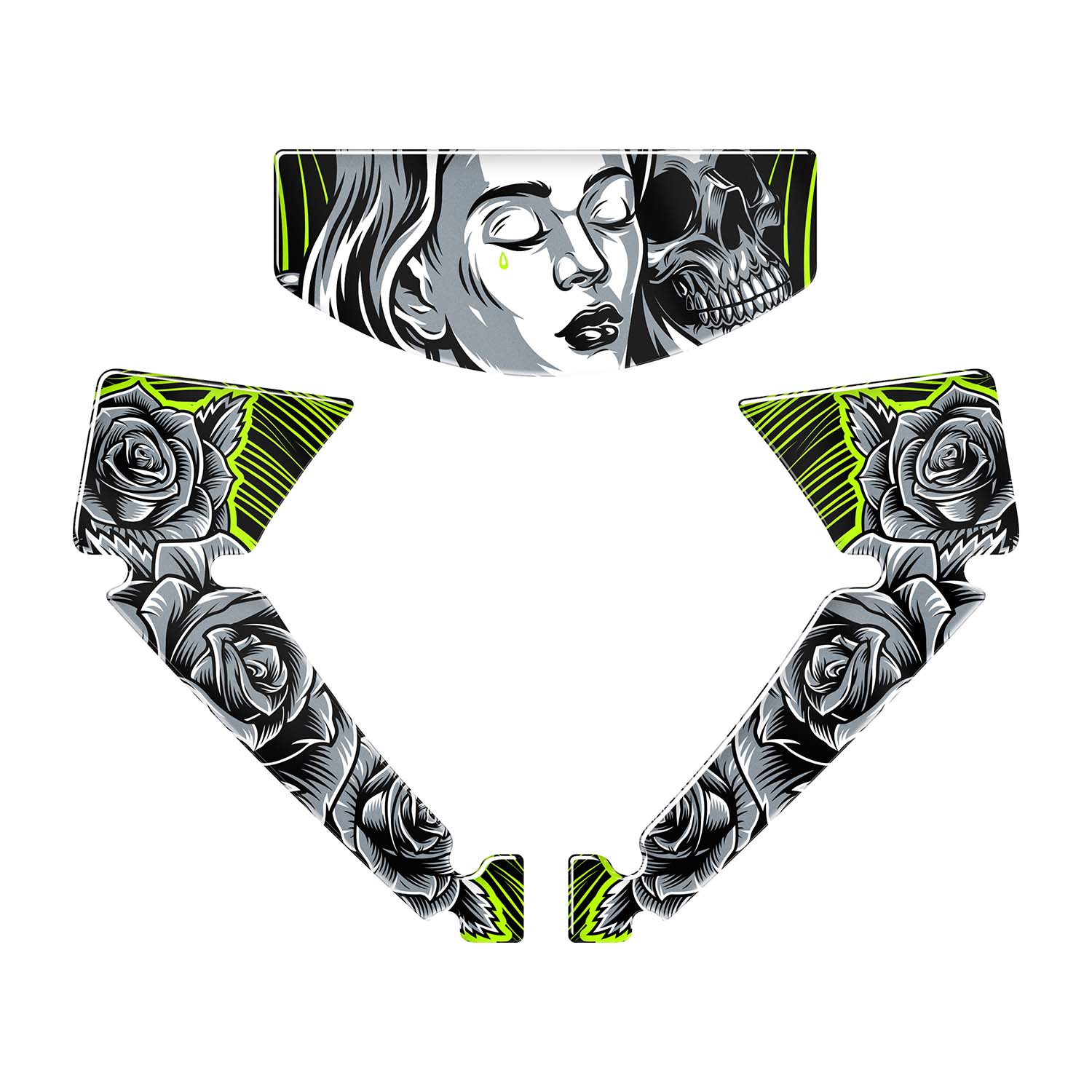 Honda PCX Shadow Queen Tank Pad Set (2025) #renk_florasan sarı #set_gidon ve çamurluk seti