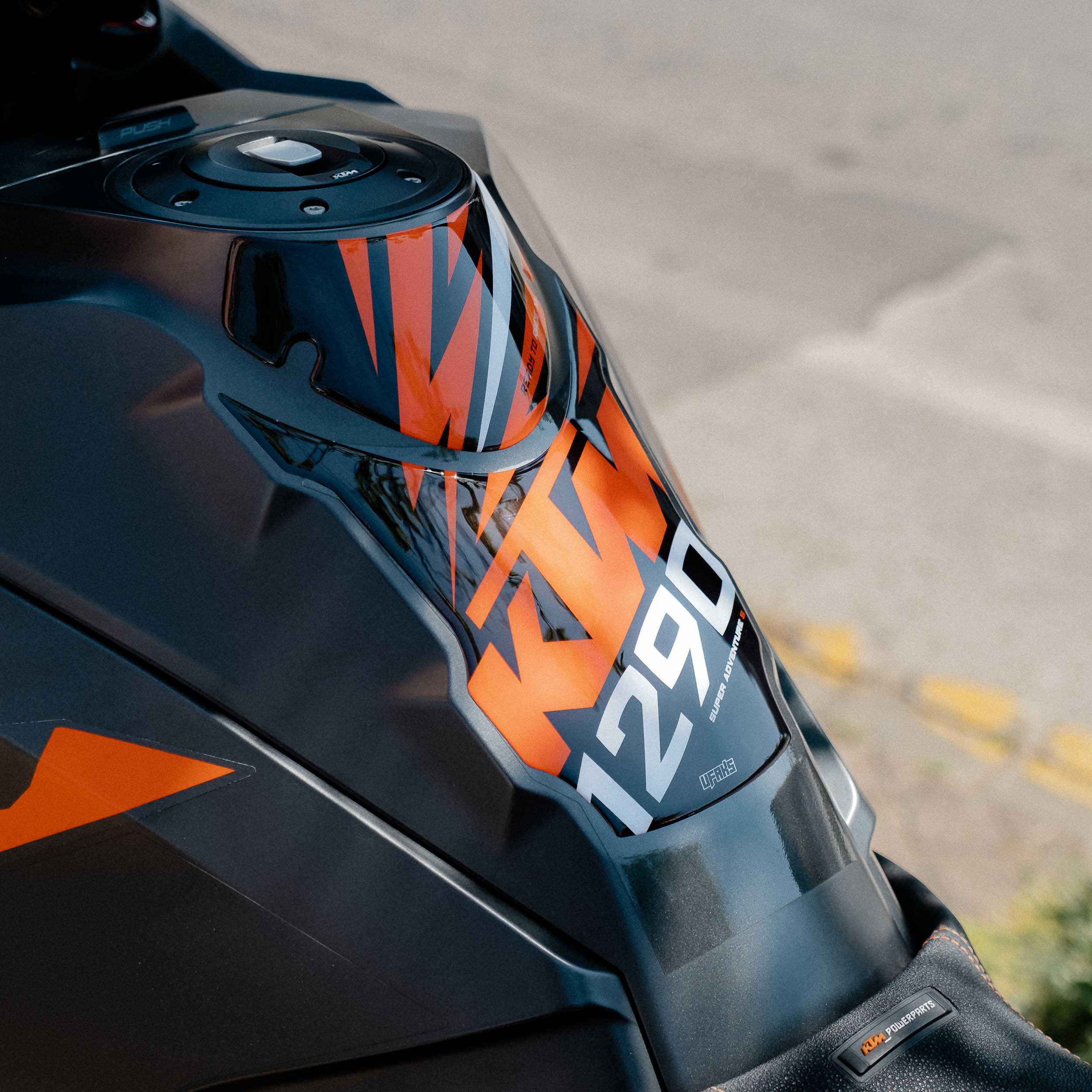 KTM 1290 Super Adventure S Factory Fit Tank Pad Set (2021-2024)