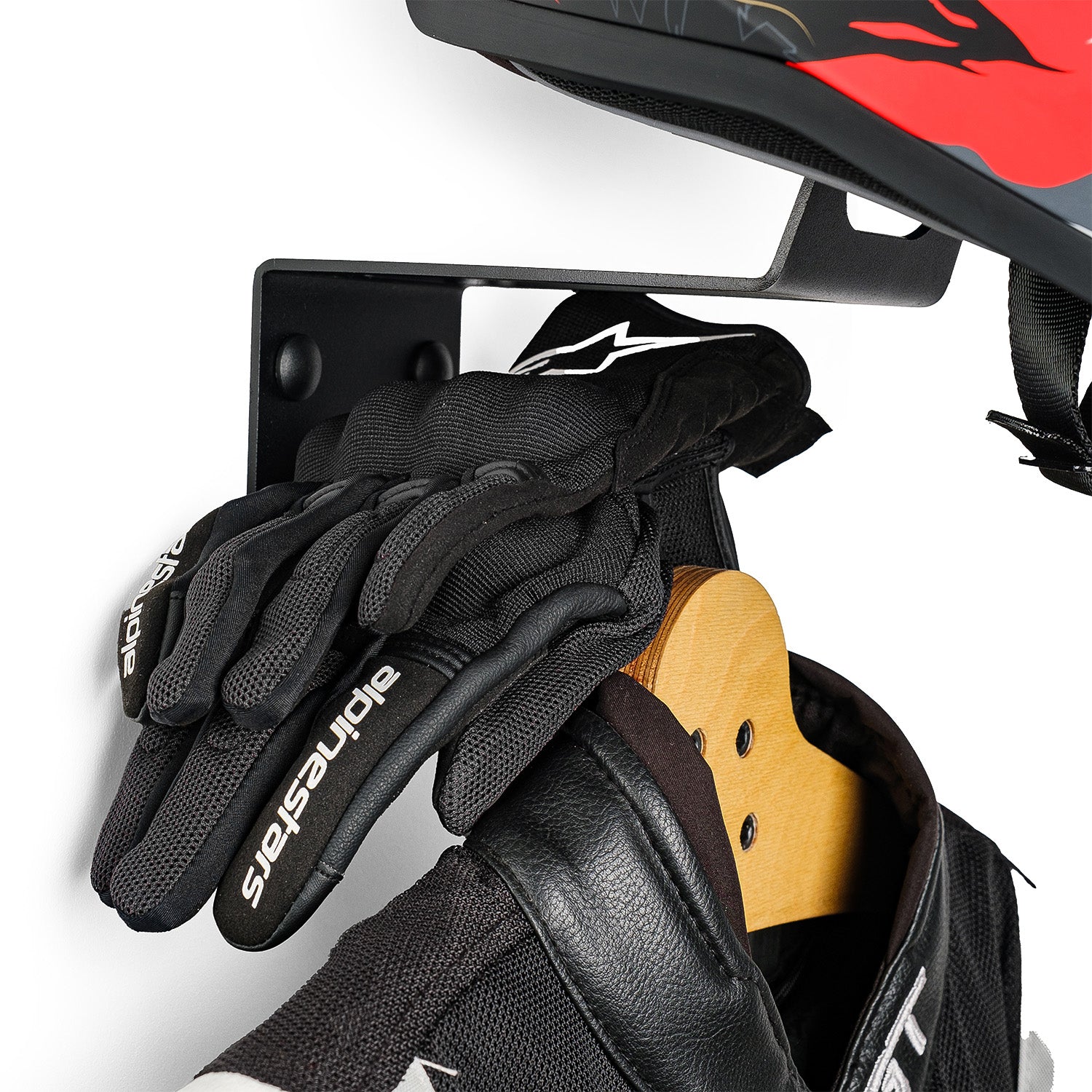 Kask Standı – Duvara Monte Kask Askısı (Tüm Kasklar ile Uyumlu)