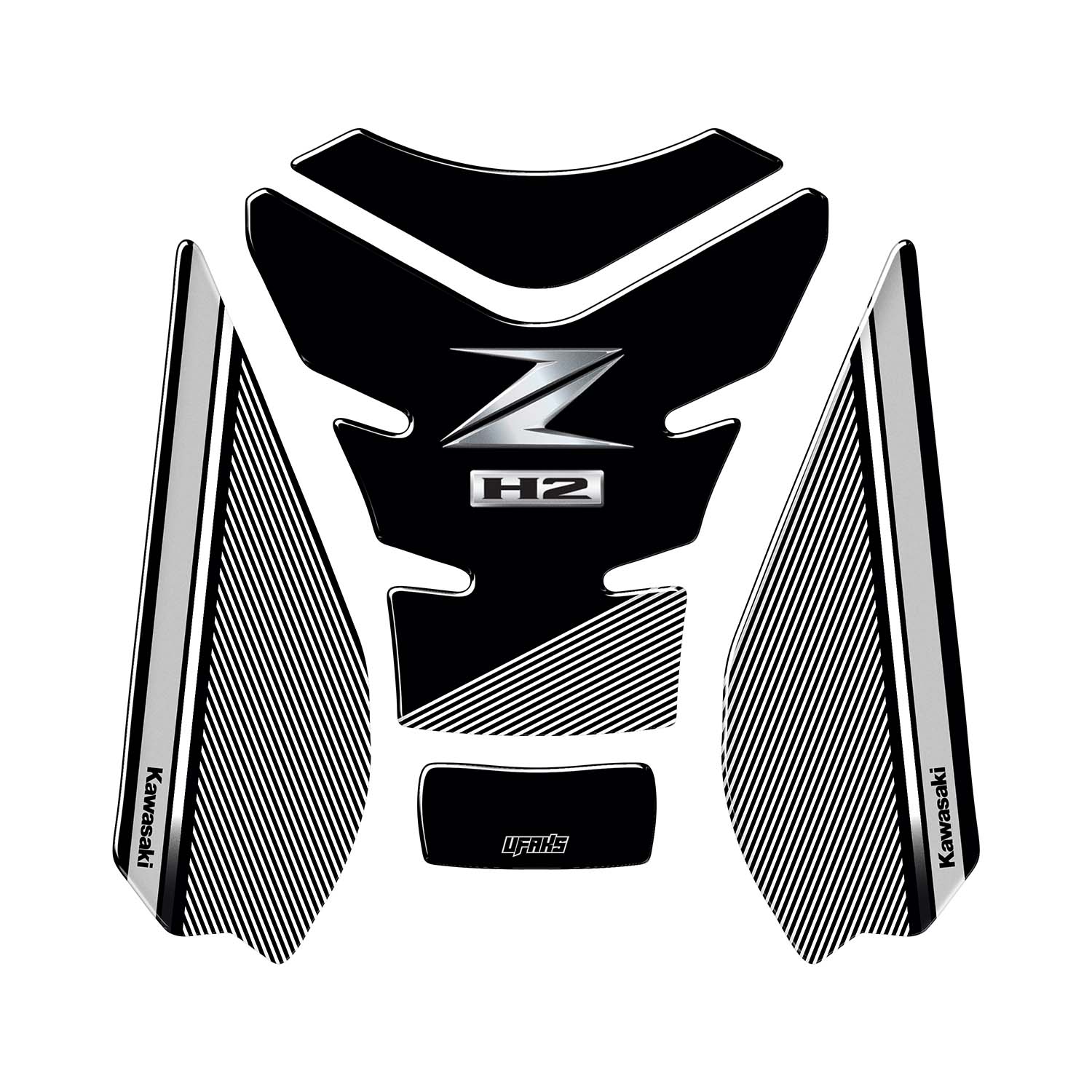 Kawasaki Ninja H2 Hyper Core Tank Pad Seti