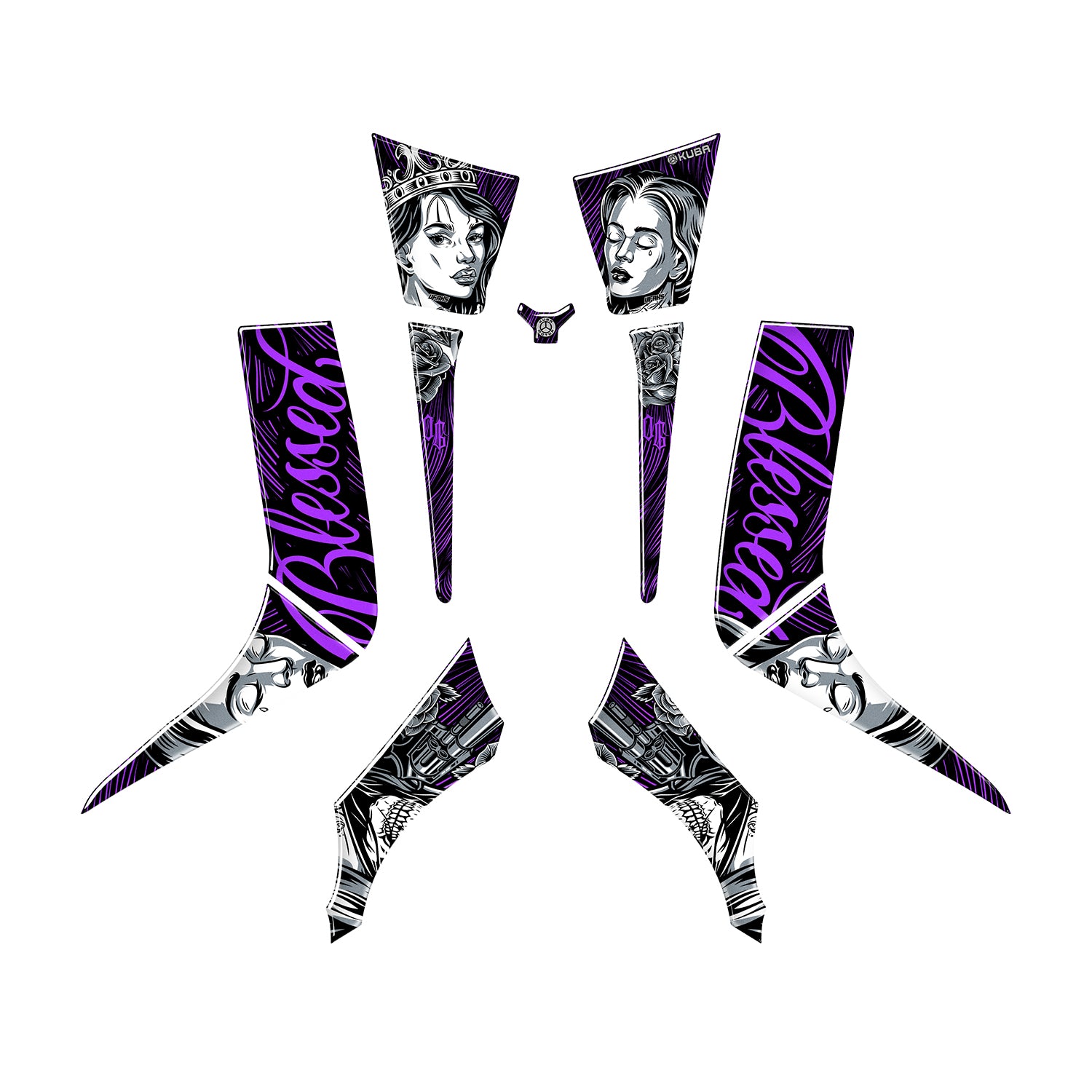Kuba NewCity 50 Shadow Queen Pad Set (2024-2026) #renk_mor