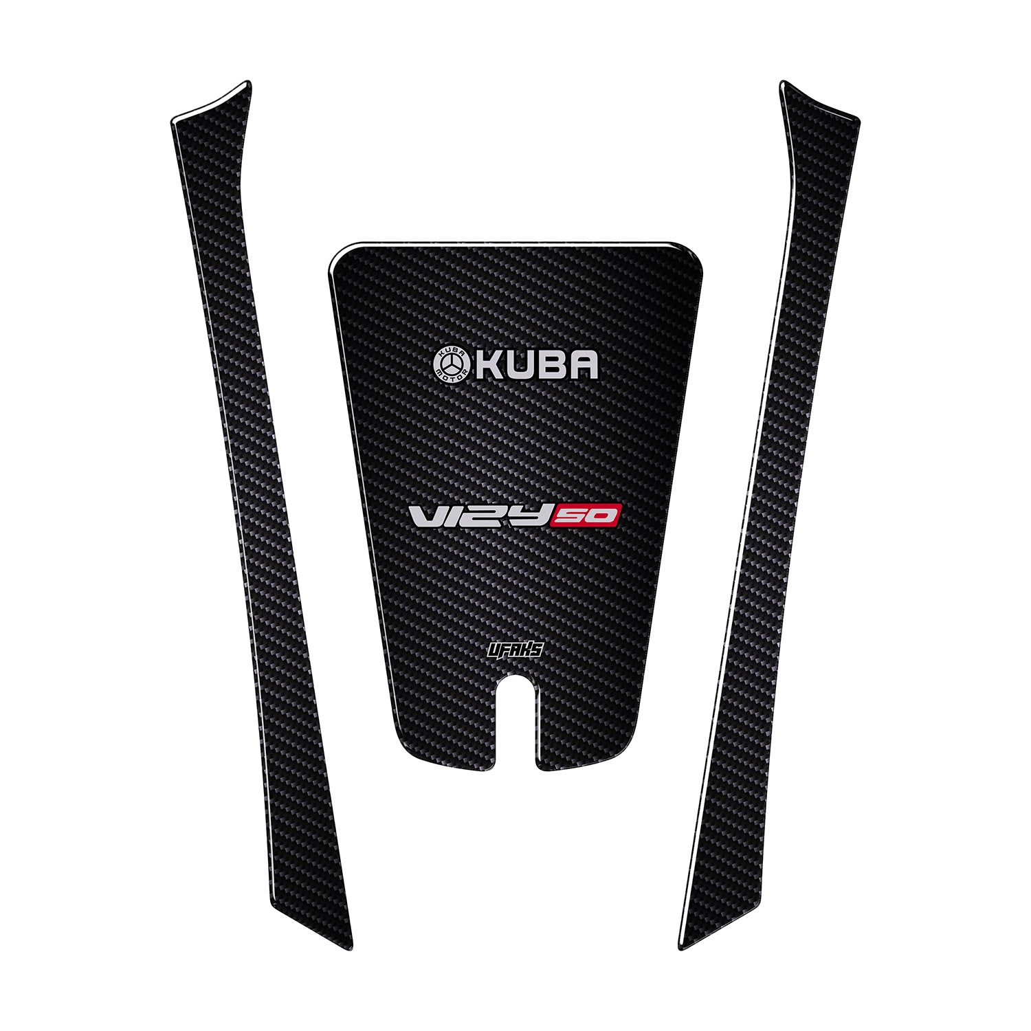 Kuba Vizy 50 Karbon Desenli Tank Pad Set (2026)