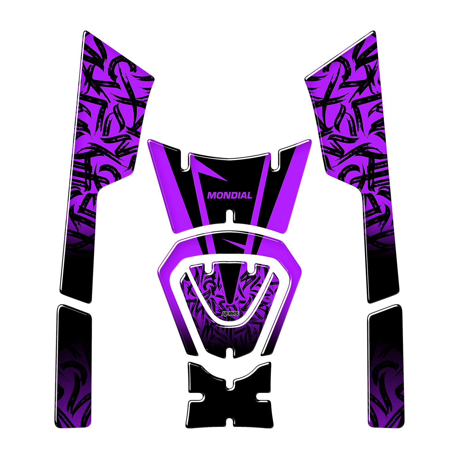 Mondial Strada 125 Street Edition Tank Pad Seti #renk_mor