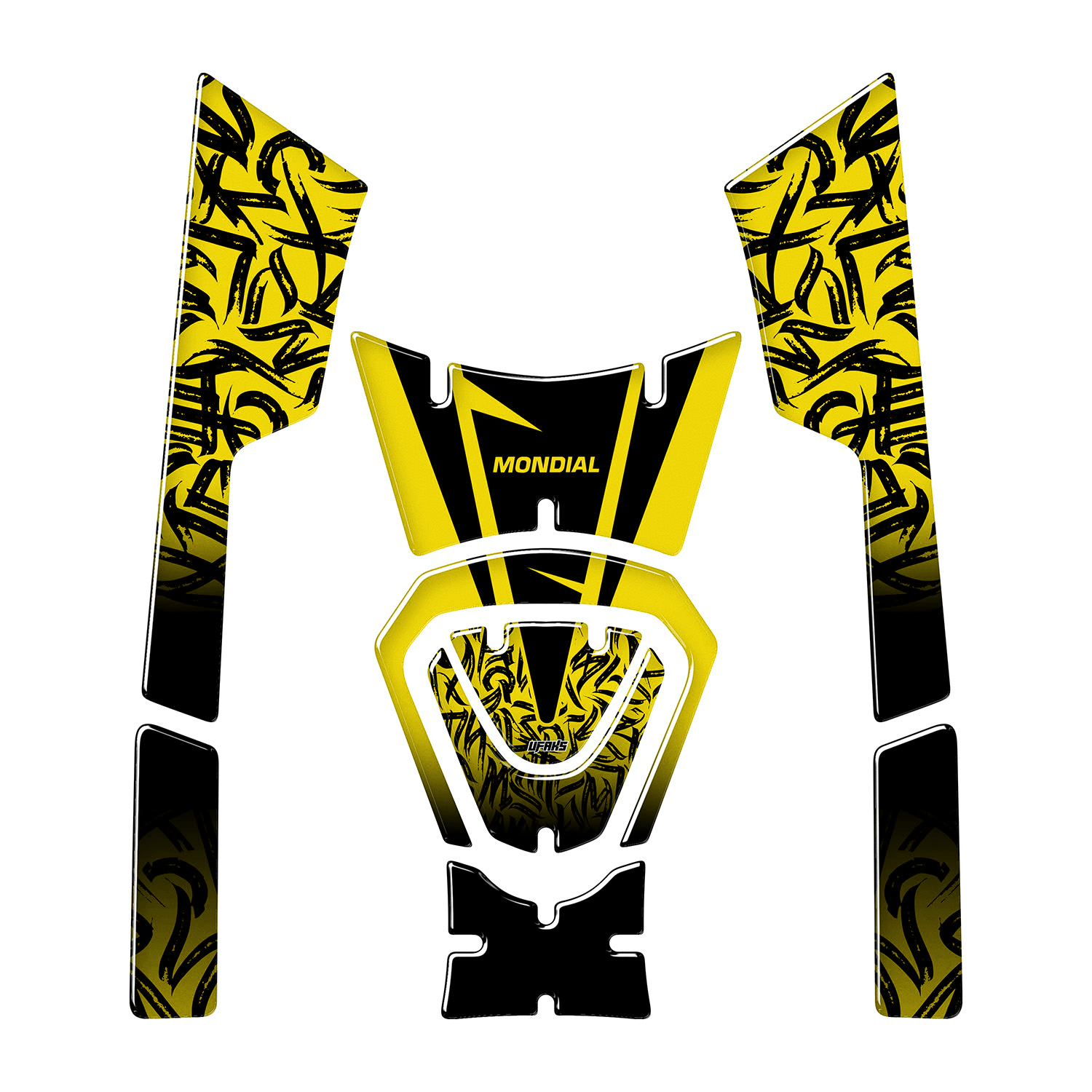 Mondial Strada 125 Street Edition Tank Pad Seti #renk_sarı
