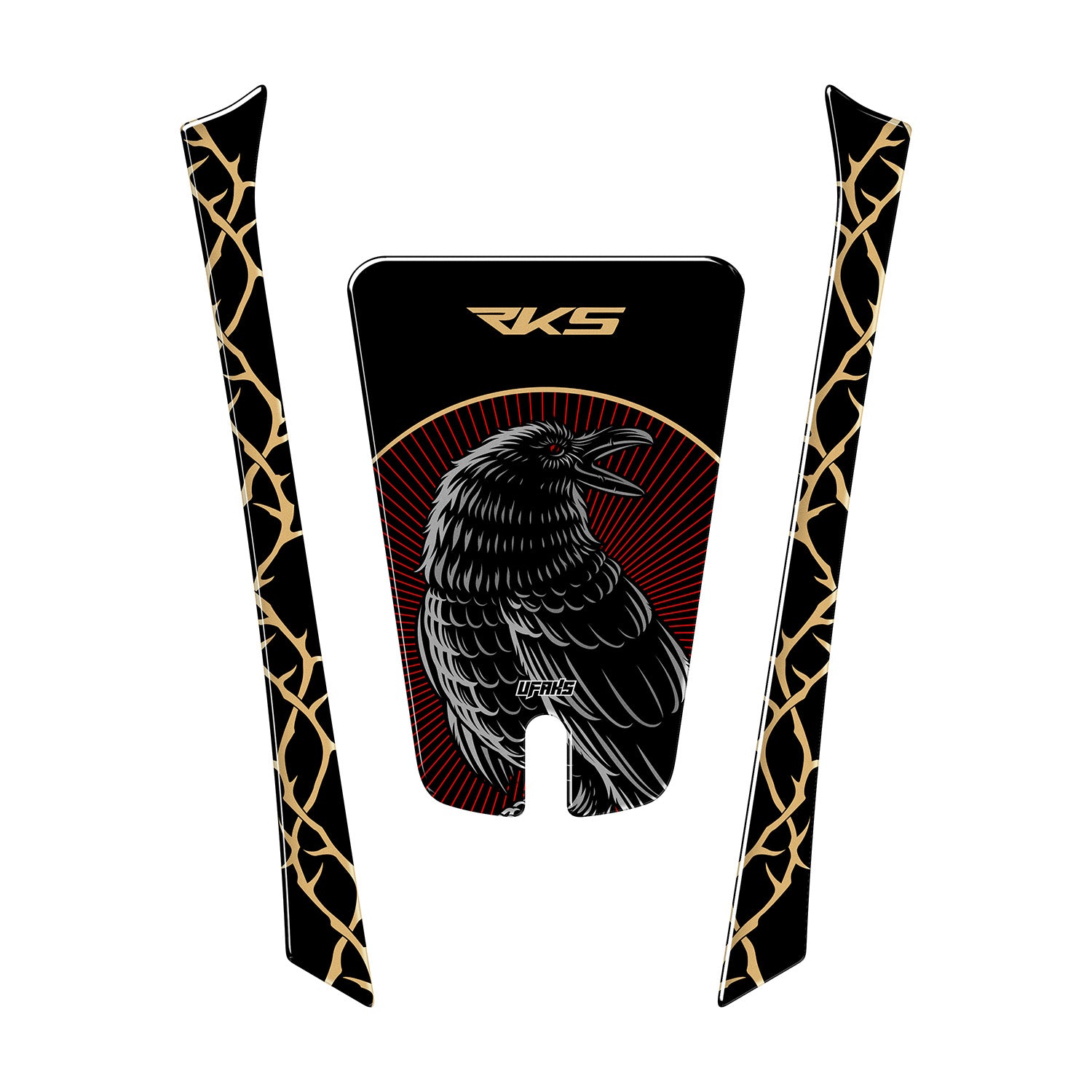 RKS Arome 125 Scarlet Wing Tank Pad Seti (2023-2024)