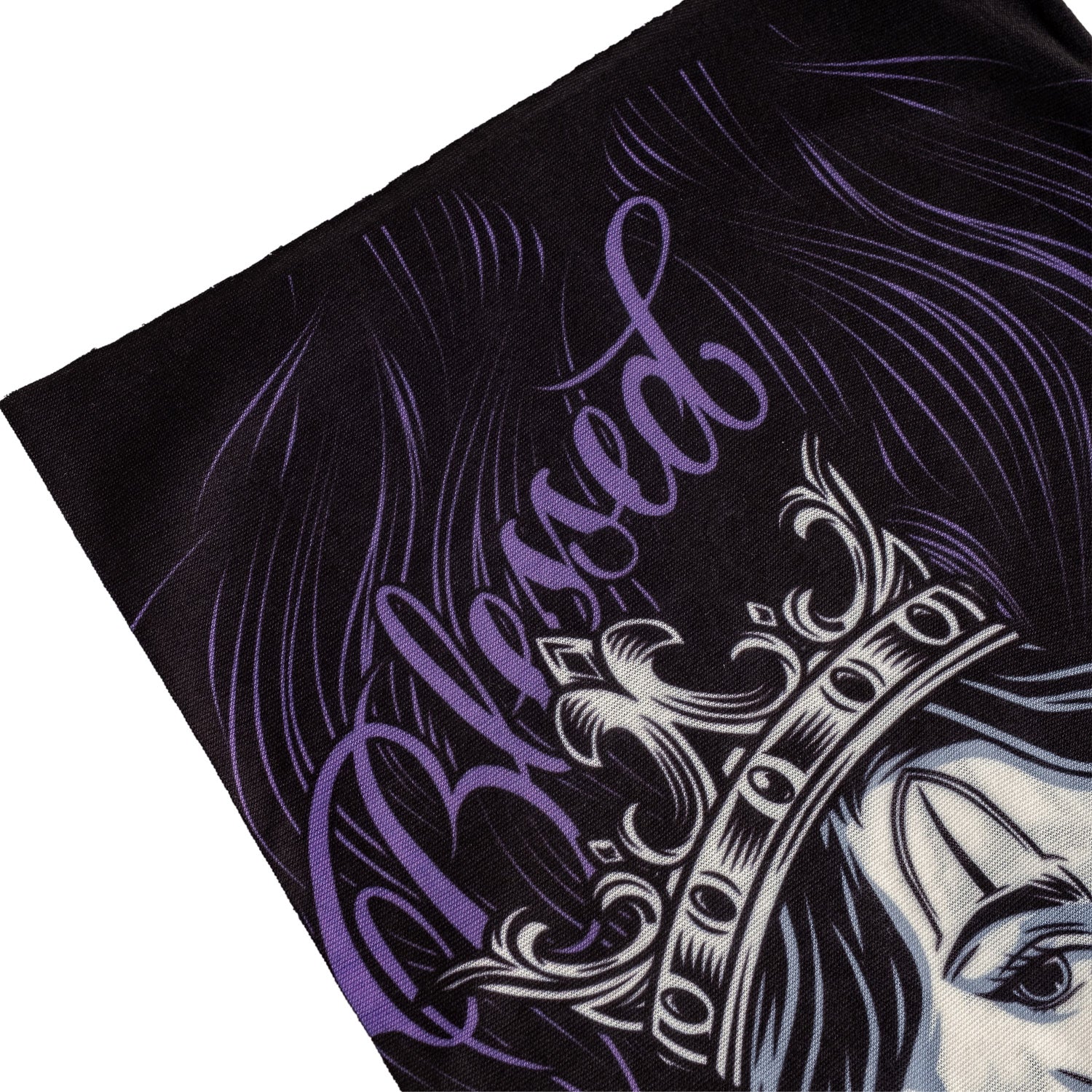 Shadow Queen Desenli Buff Bandana #renk_mor