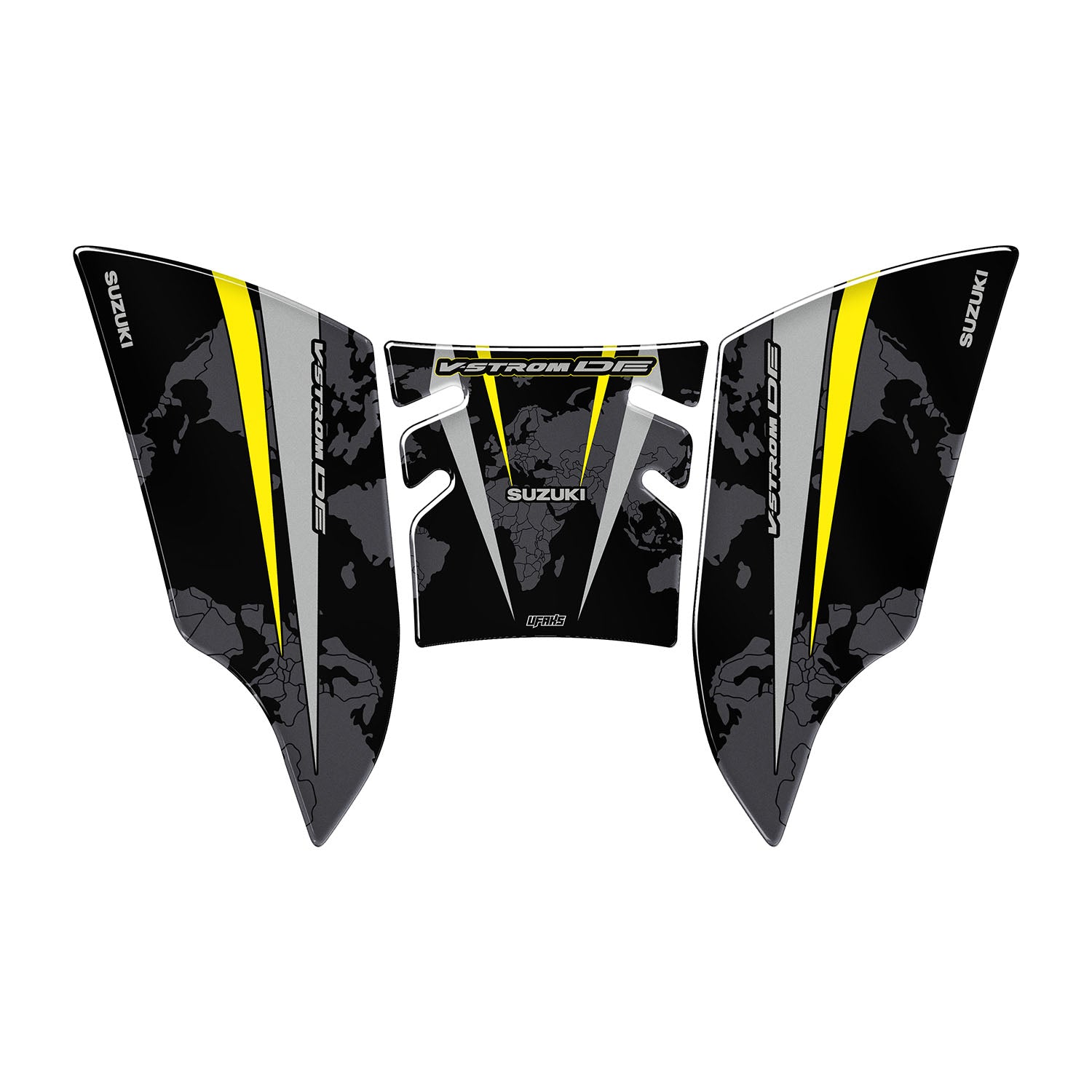 Suzuki V-Strom 1050 DE Expedition Tank Pad Seti (2024-2025) #renk_sarı