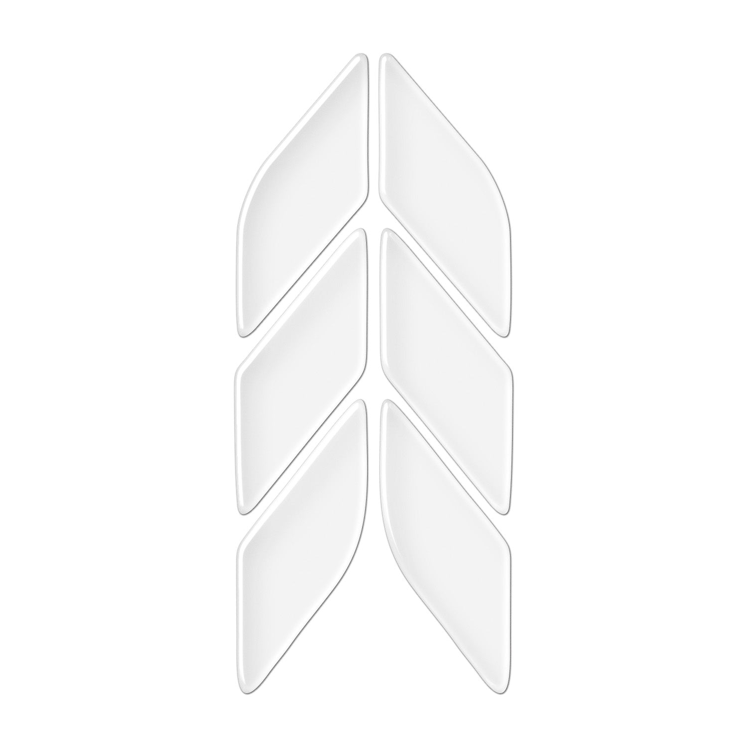 Motosiklet Uyarı 3D Sticker #renk_reflektif beyaz