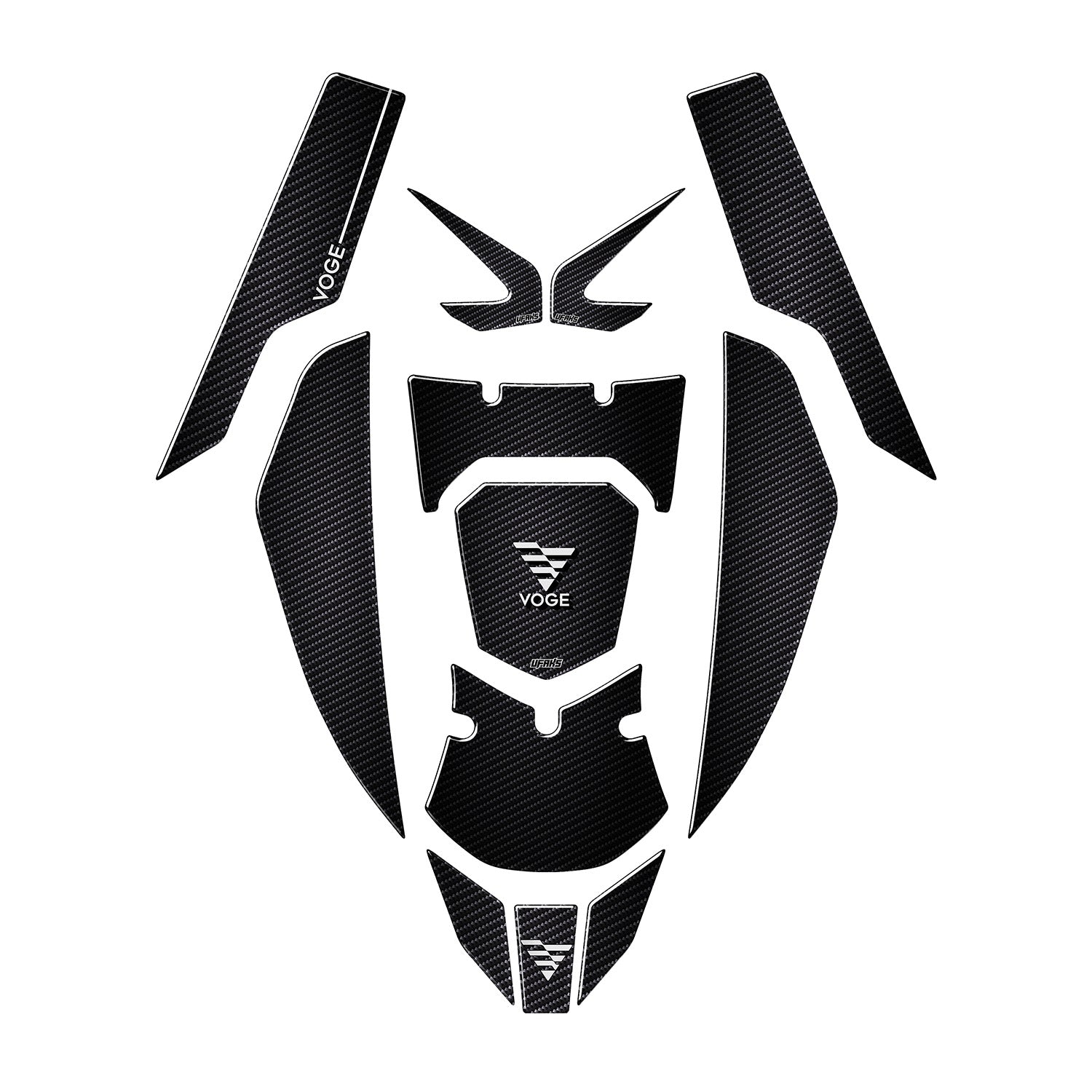 Voge SR1 Karbon Tasarımlı Tank Pad Set (2023-2026)
