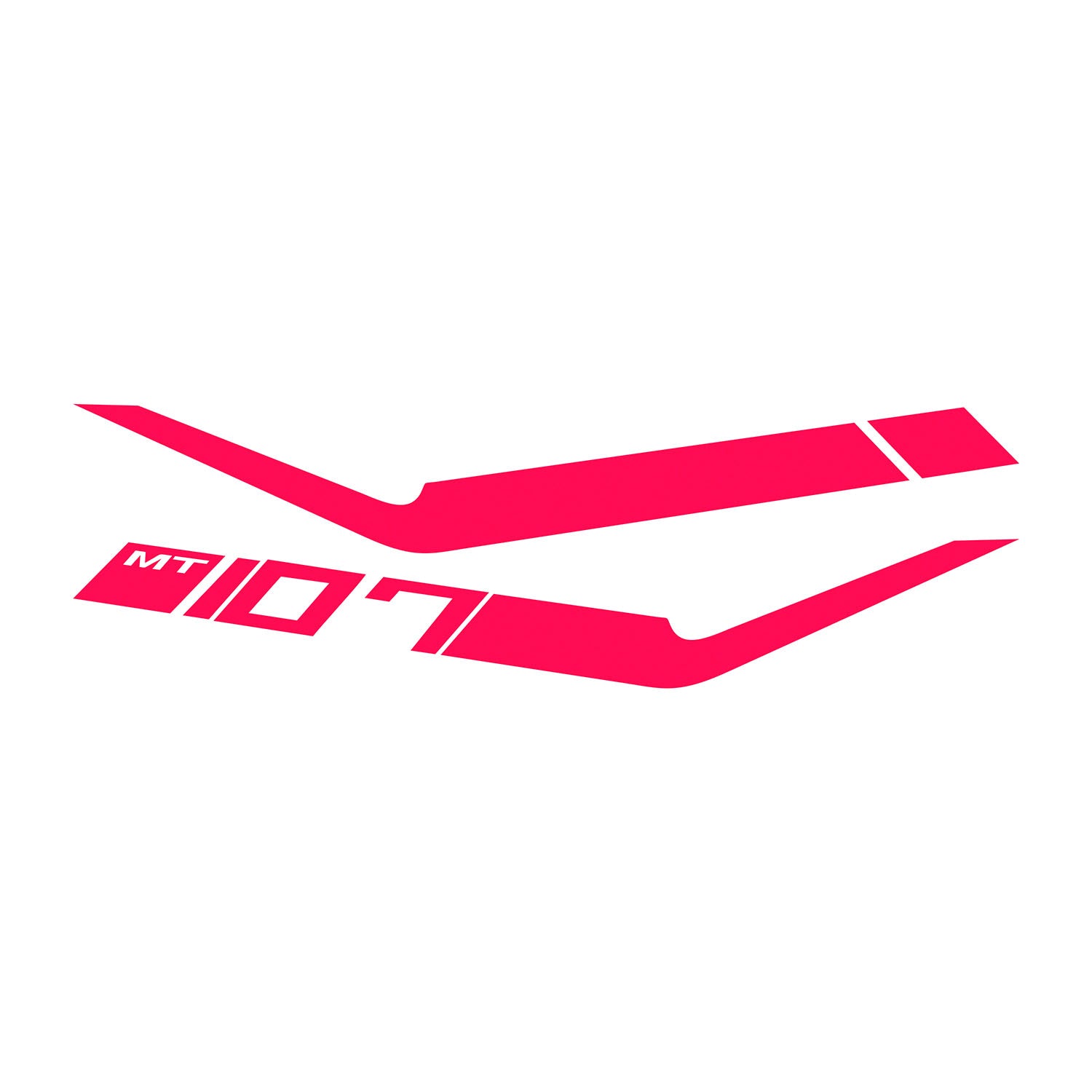 Yamaha MT-07 Depo Sticker Seti (2021-2024) #renk_florasan pembe