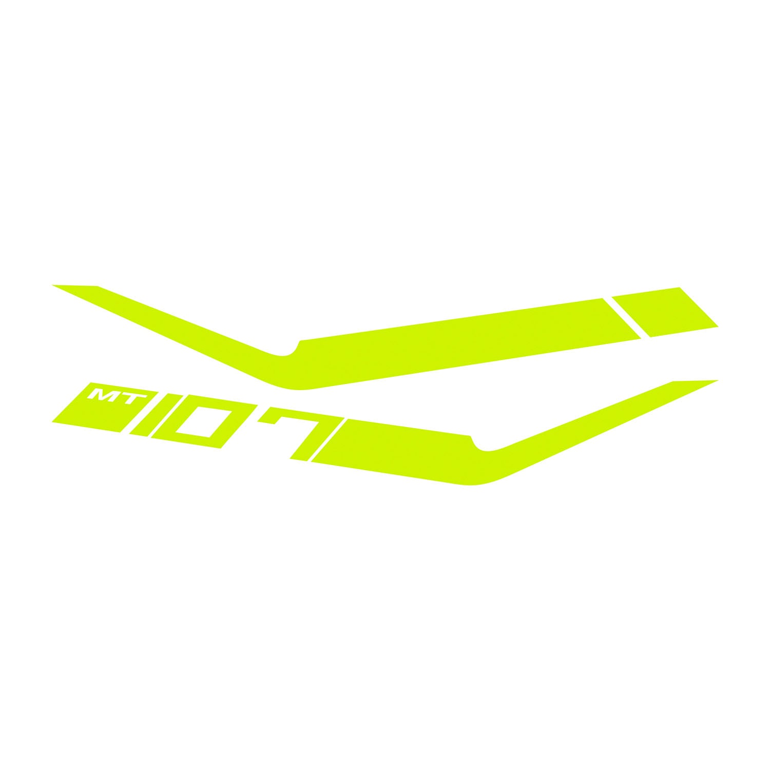 Yamaha MT-07 Depo Sticker Seti (2021-2024) #renk_florasan sarı