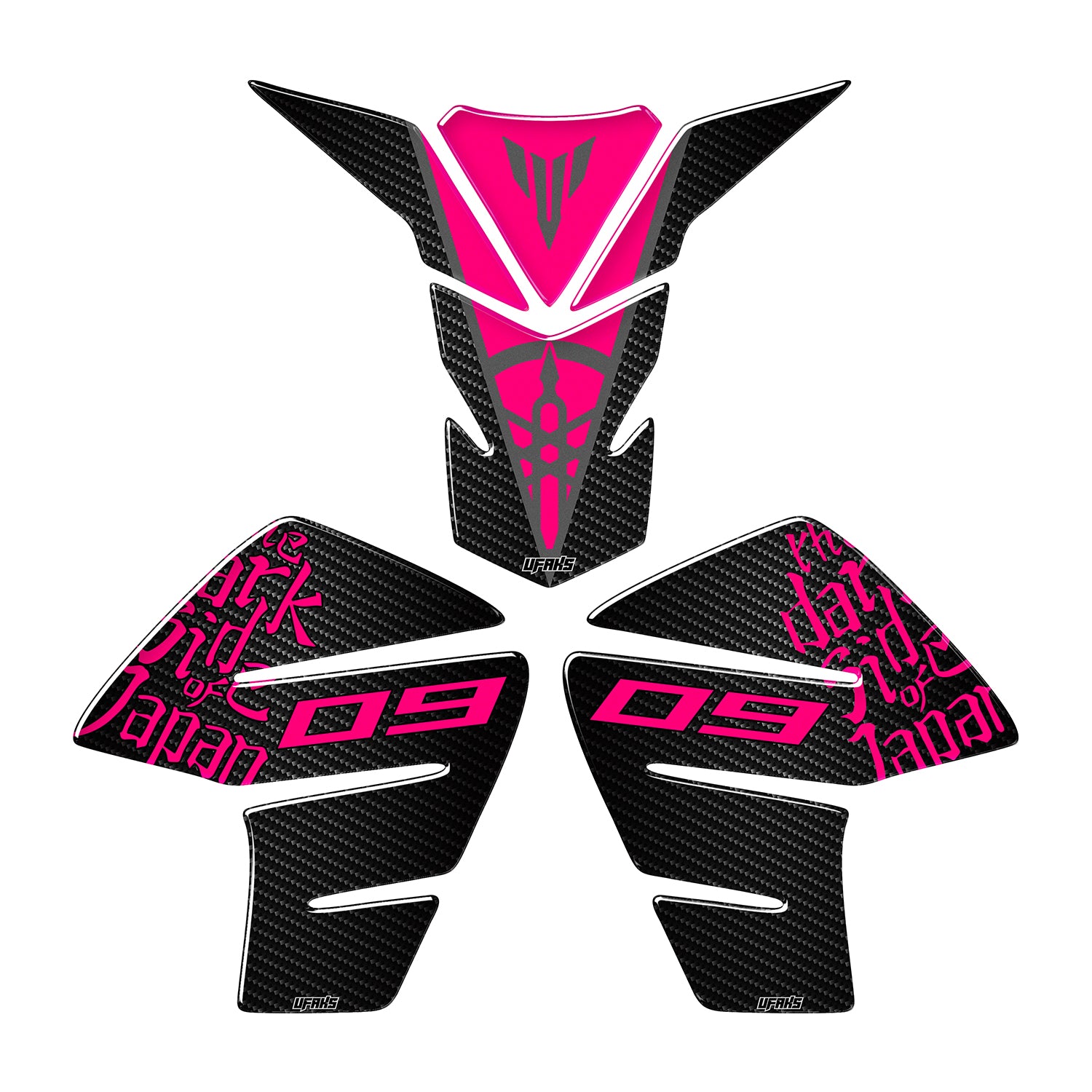 Yamaha MT-09 Tank Pad Set #renk_florasan pembe