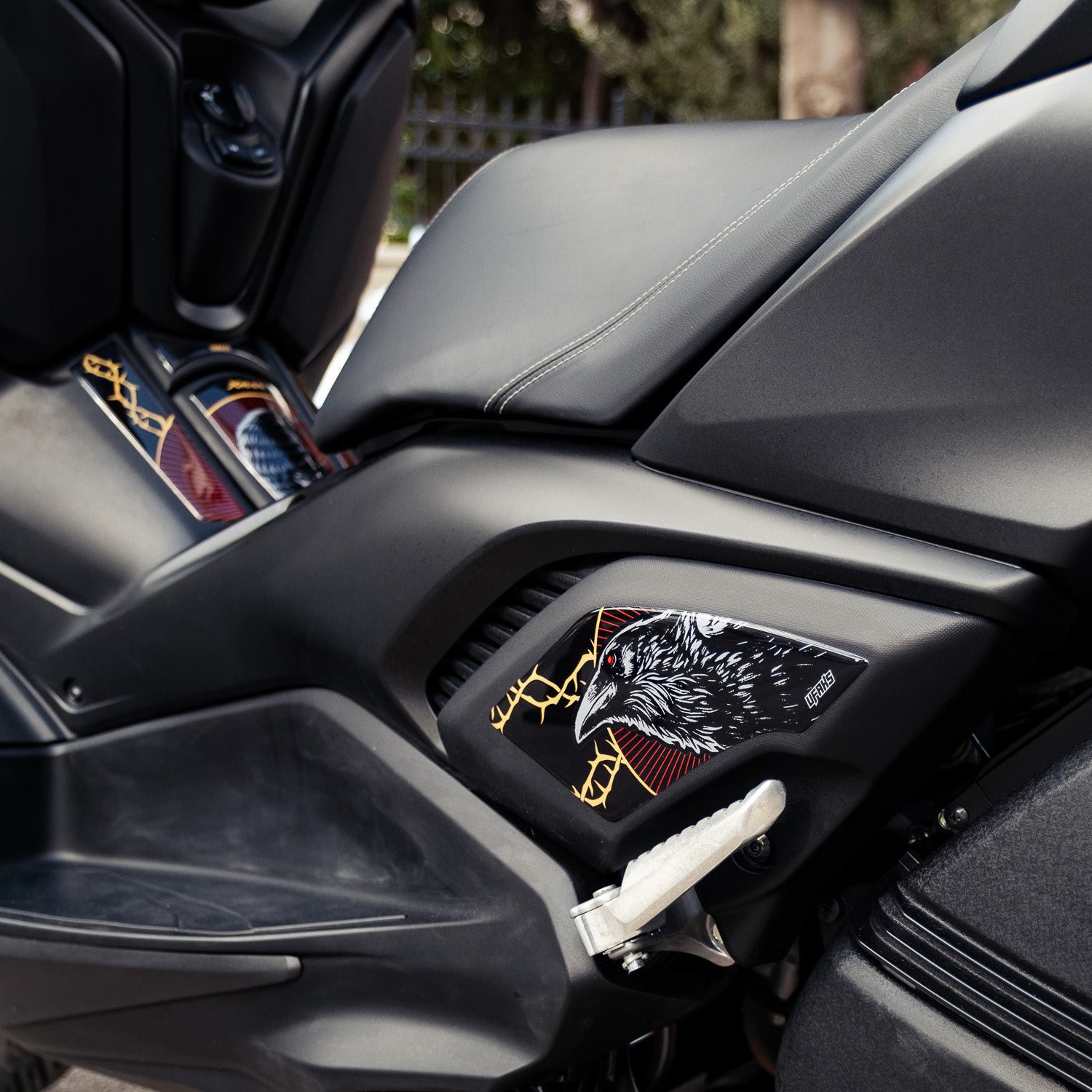 Yamaha XMAX Scarlet Wing Tank Pad Set (2023-2025)