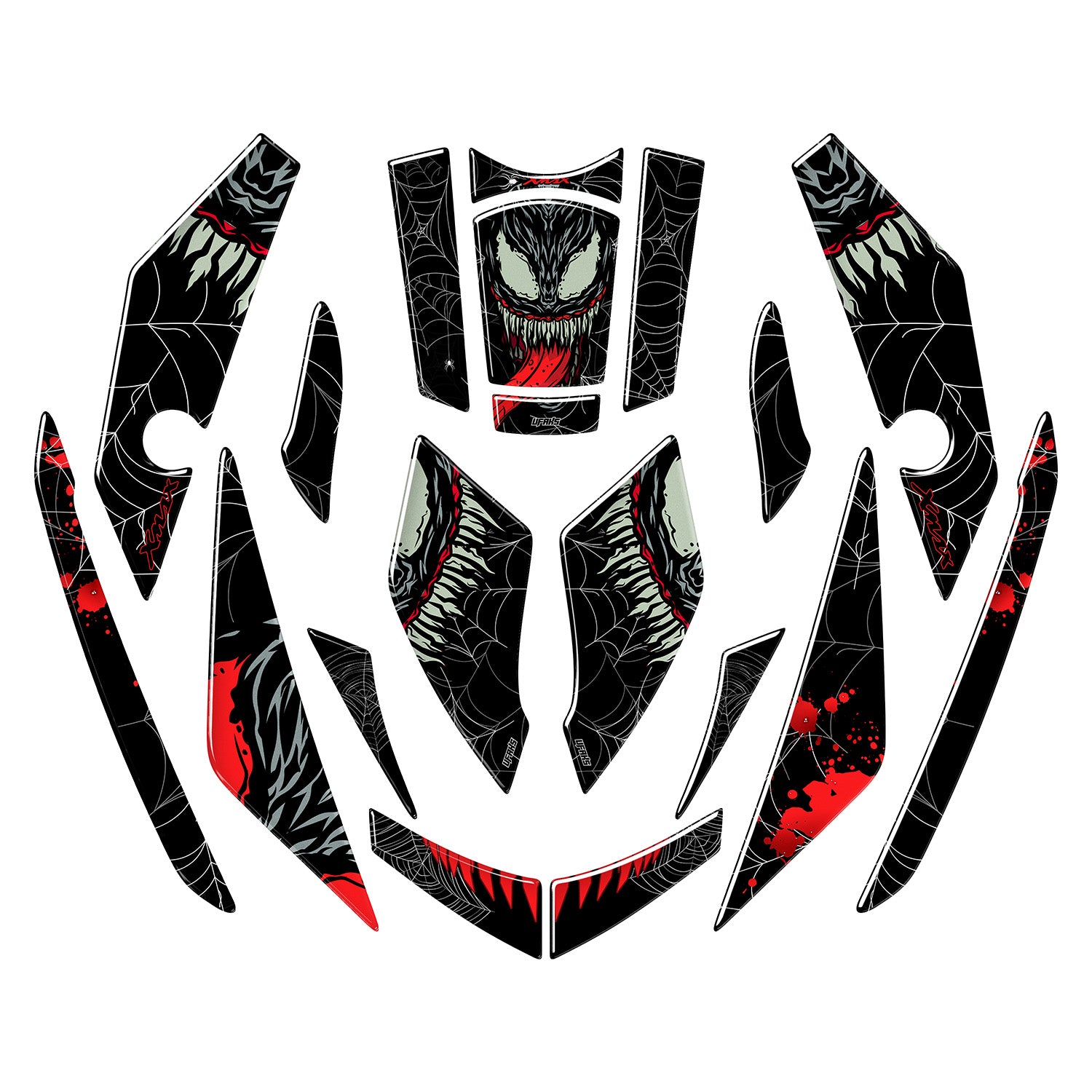 Yamaha XMAX Venom Tank Pad Set (2023-2024)