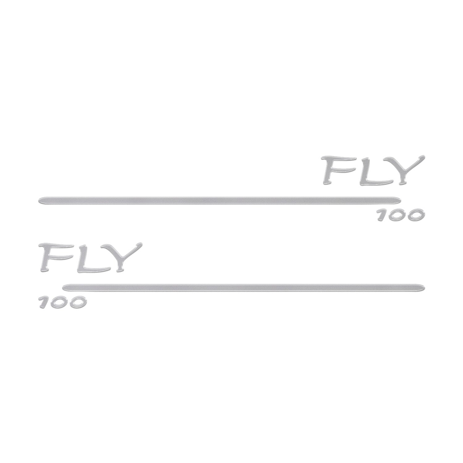 Piaggio Fly 100 3D Sticker Seti