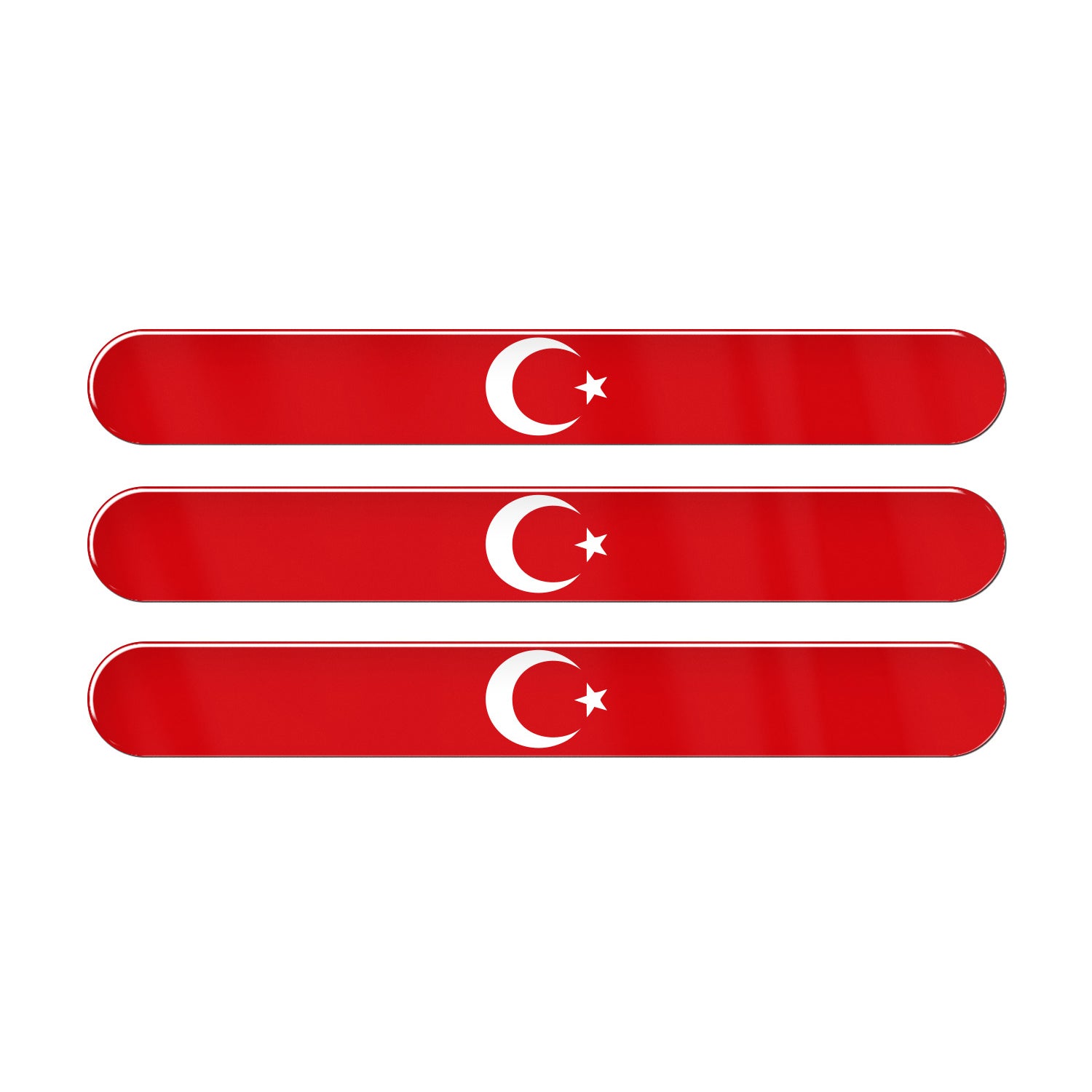 Türkiye 3D Sticker (3 Adet)