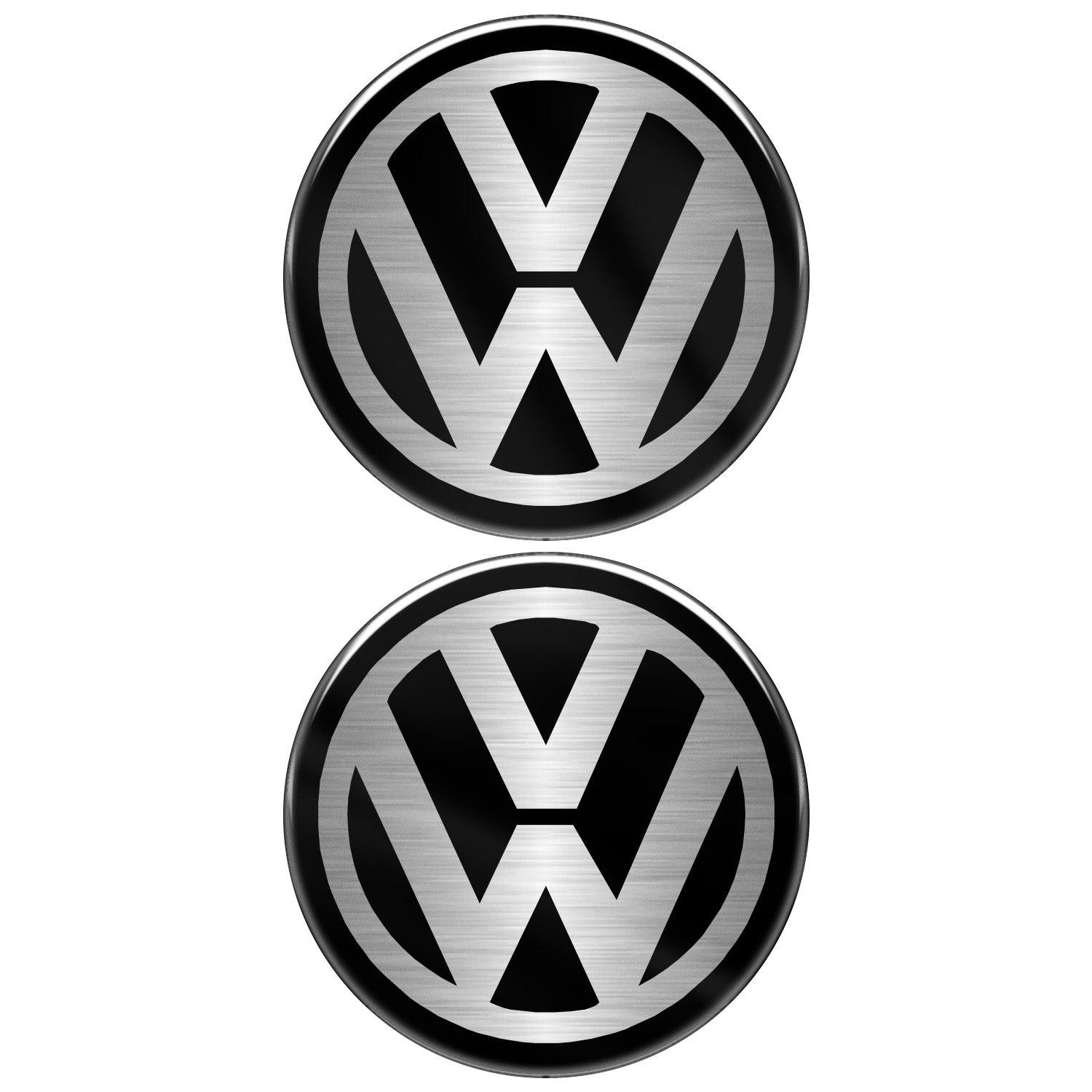 Volkswagen 3D Sticker Siyah 2 Adet